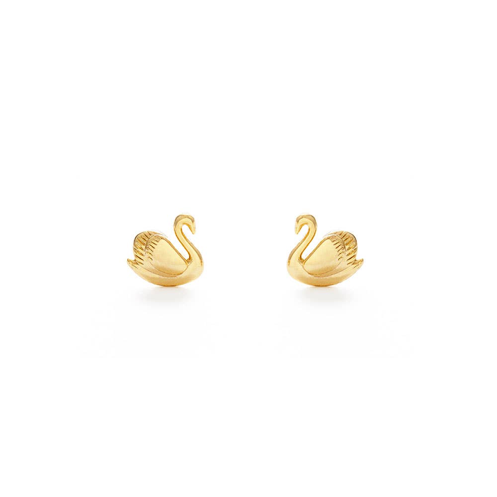 Swan Stud Earring SINGLE