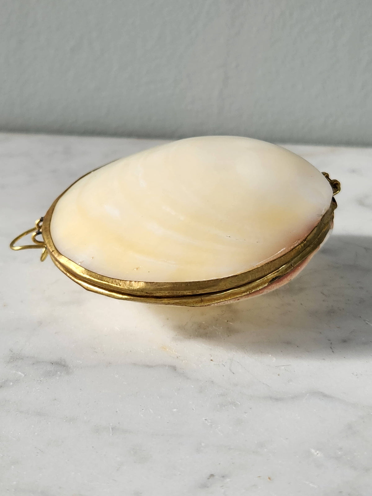 Clam Trinket Pill Box, Coin Purse