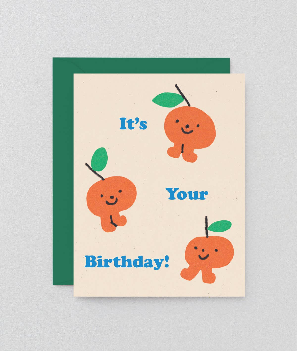 Birthday Oranges Kids Birthday Greetings Card