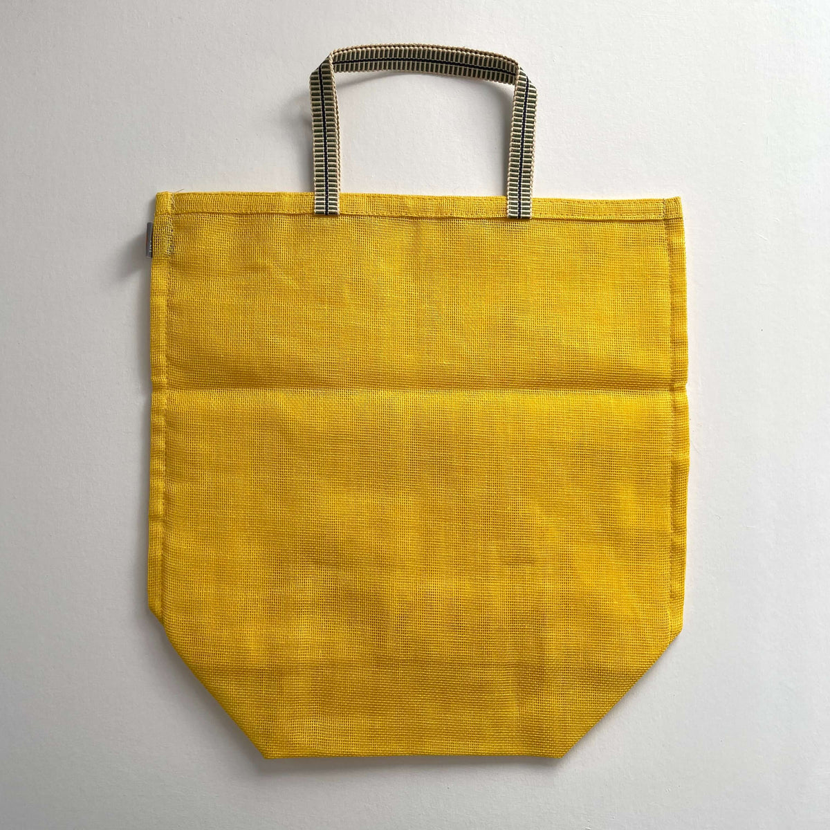 100% cotton gauze net eco produce bags with handle - large: Navy
