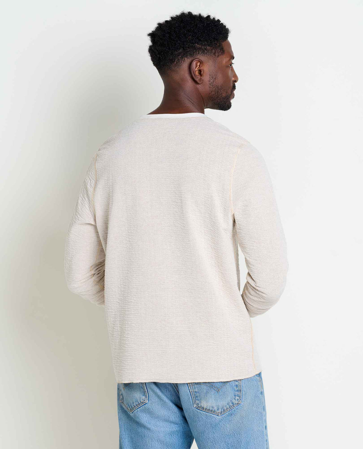 M’s Nord Reversible LS Henley - Salt