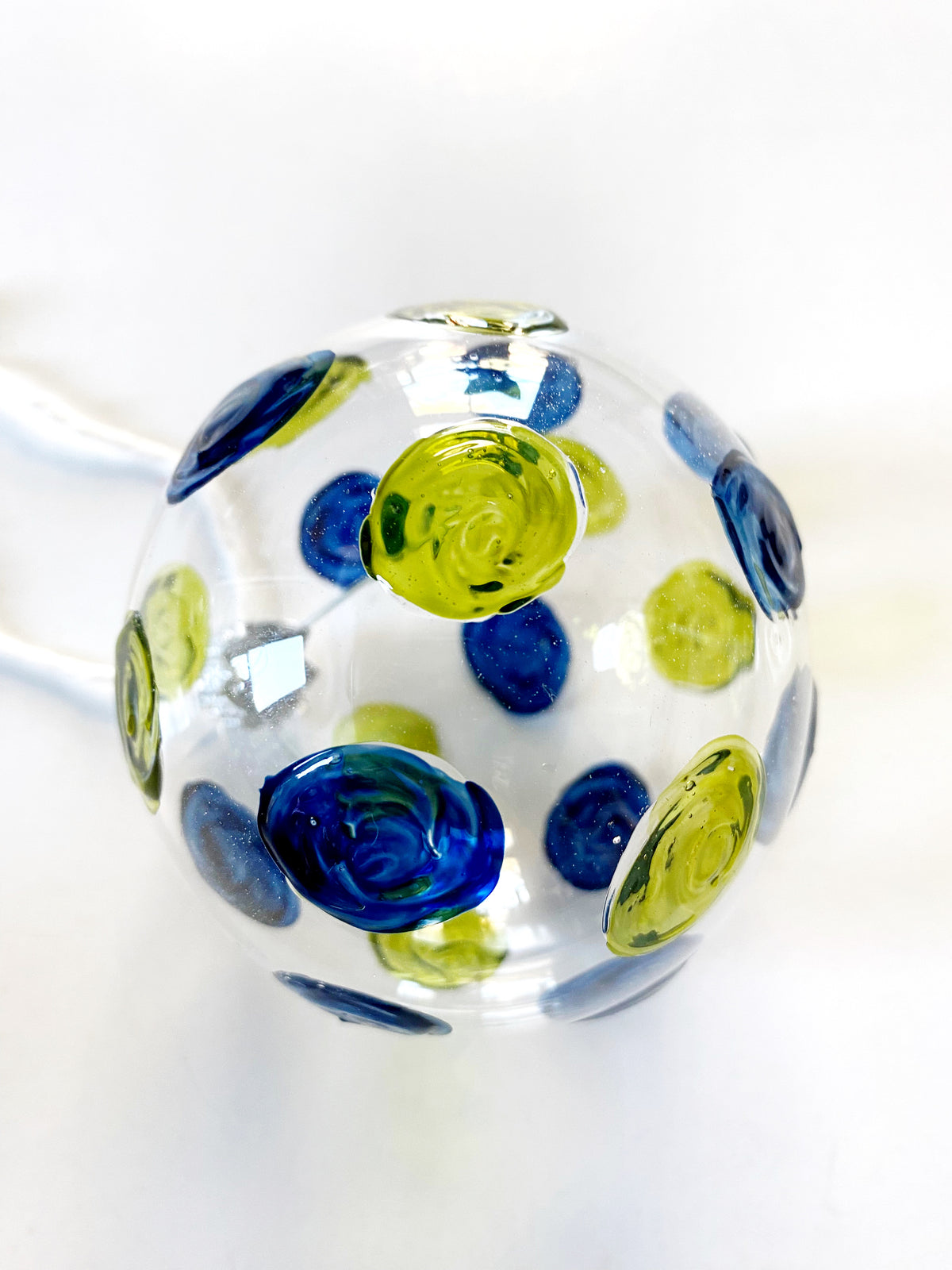 Spot Ornament, 8cm Blue &amp; Green