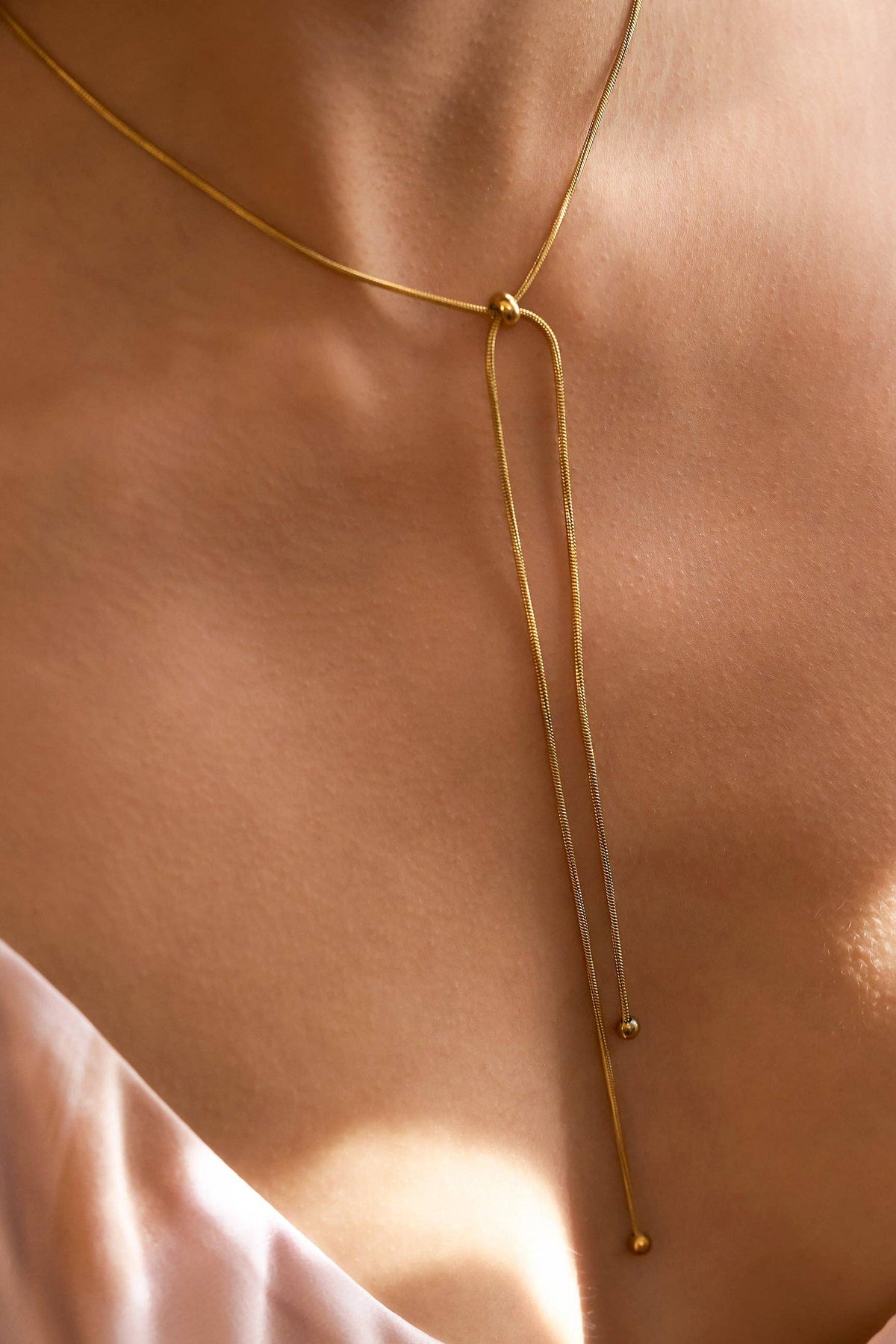 Houston Bolo Necklace : Silver