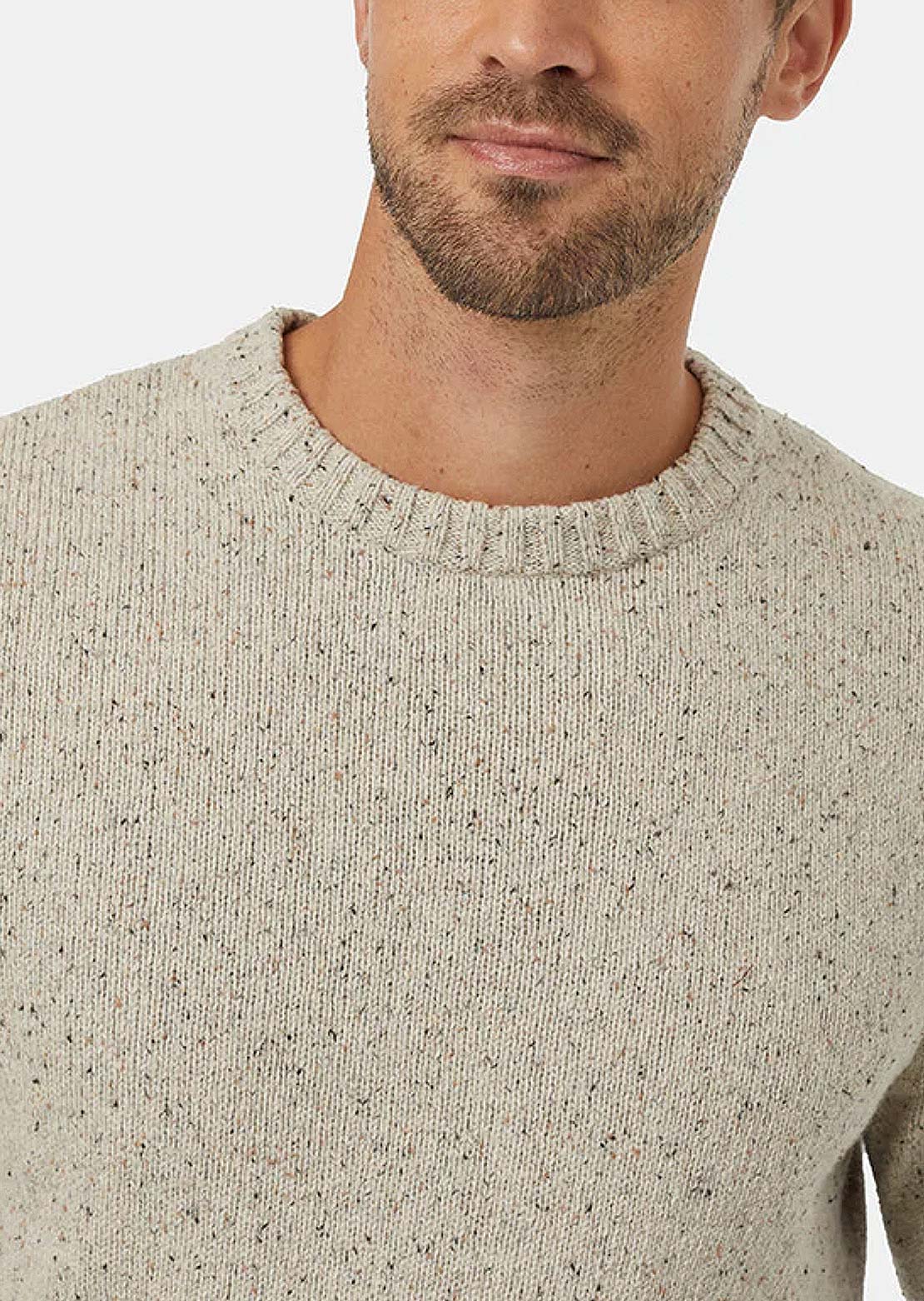 M’s Rambler (Highline Nep) Crew Sweater - Warm Oak Nep