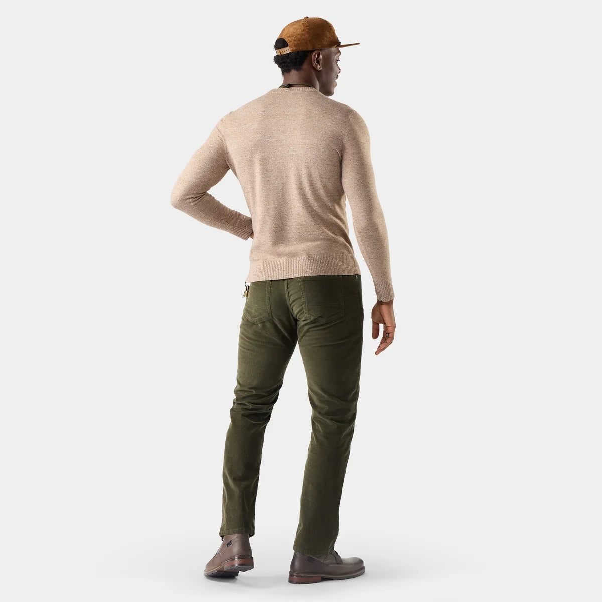 M’s Sparwood Crew Sweater - Mocha Heather Marl (F26)