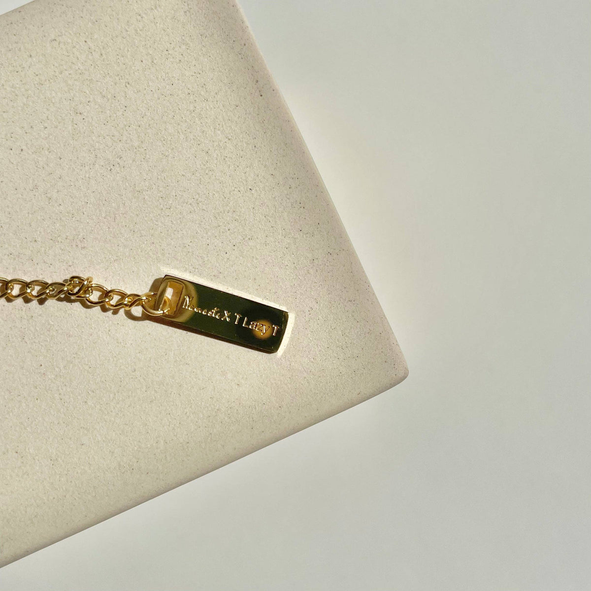 Crocus Flower Necklace- Gold