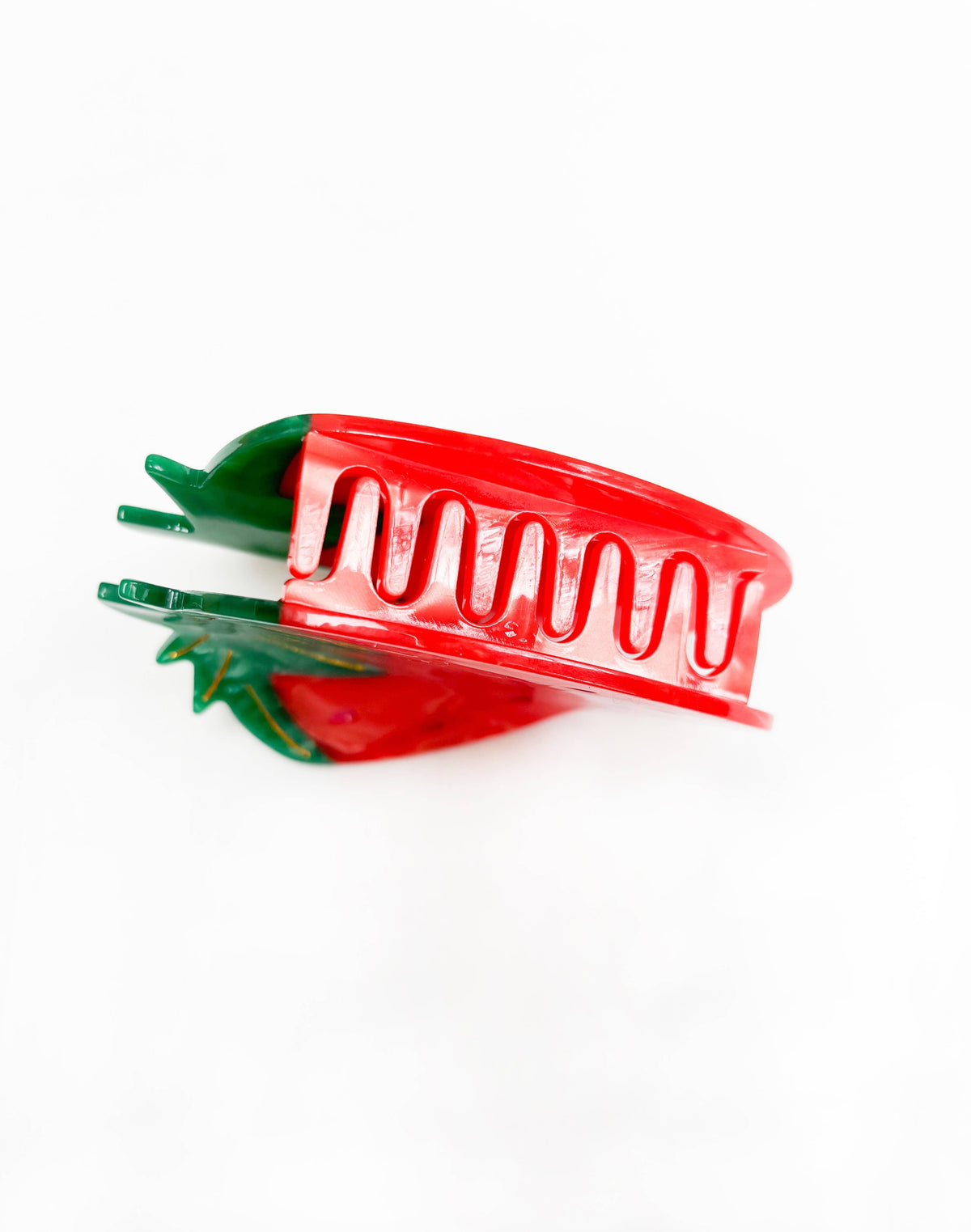 Strawberry Claw Clip // Cellulose Acetate: Small