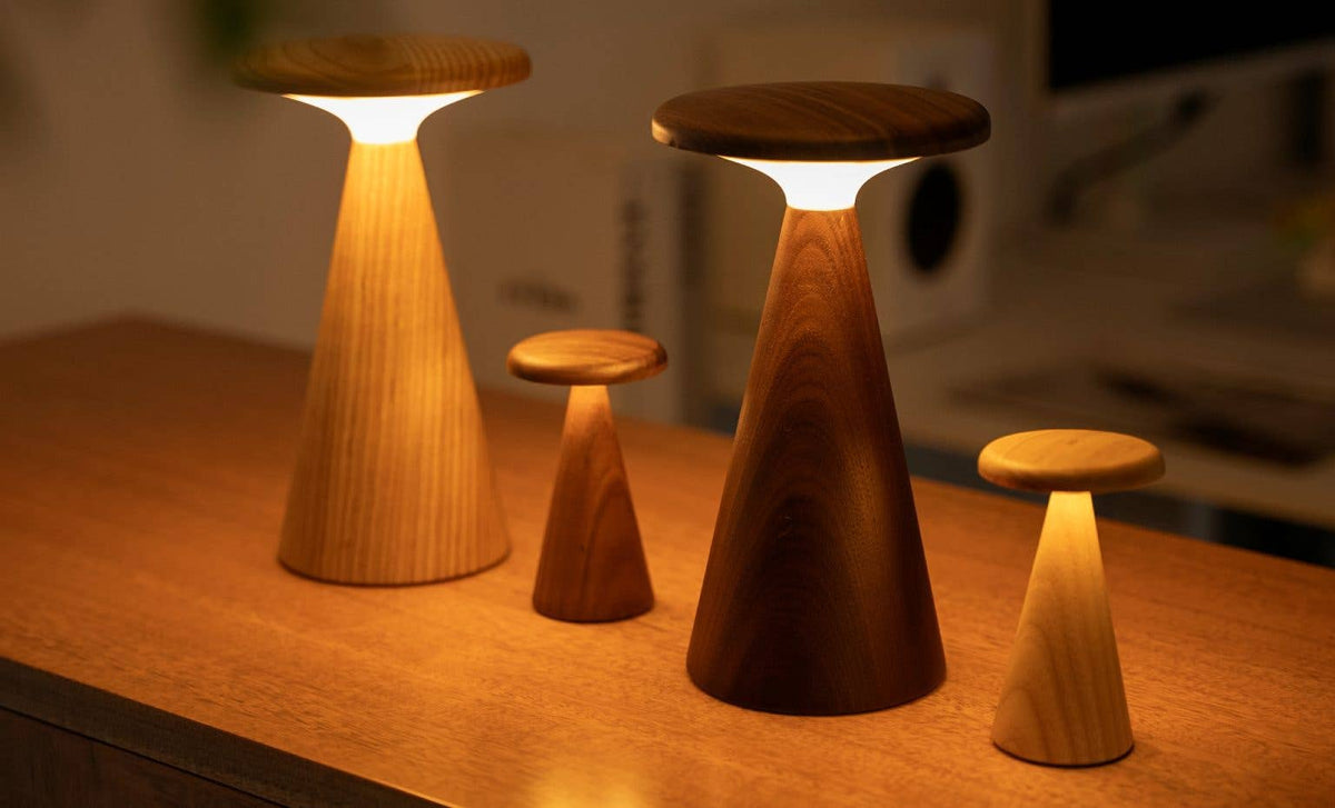 Sylva Table Lamp: Dark Walnut (Mini)