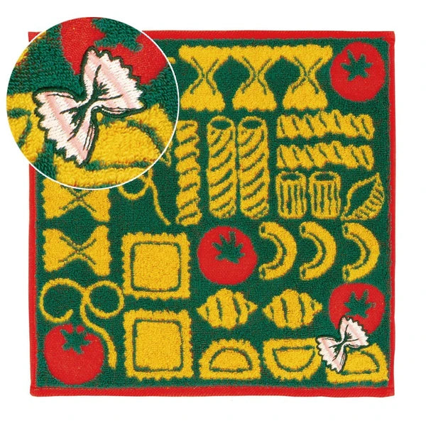 Pasta and Tomato Washcloth