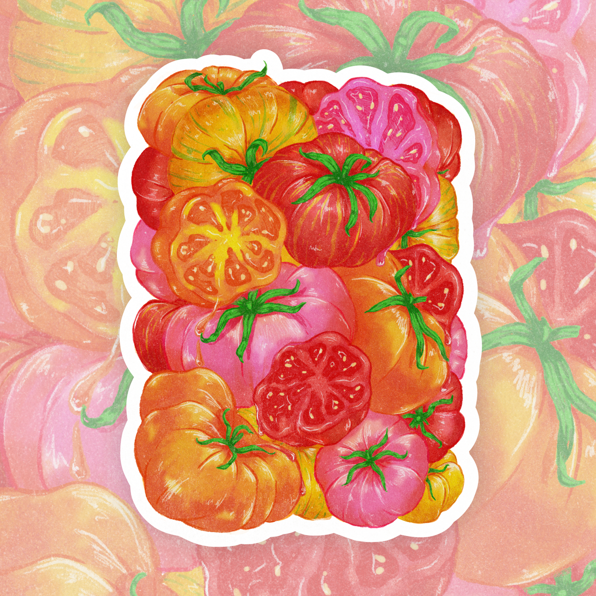 Tomato Season Sticker