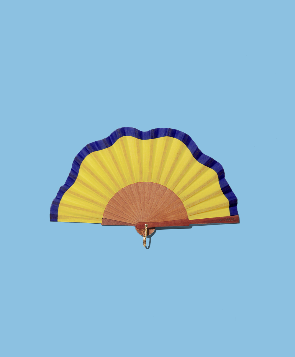 “Fluid Shapes” Fan (Mini)
