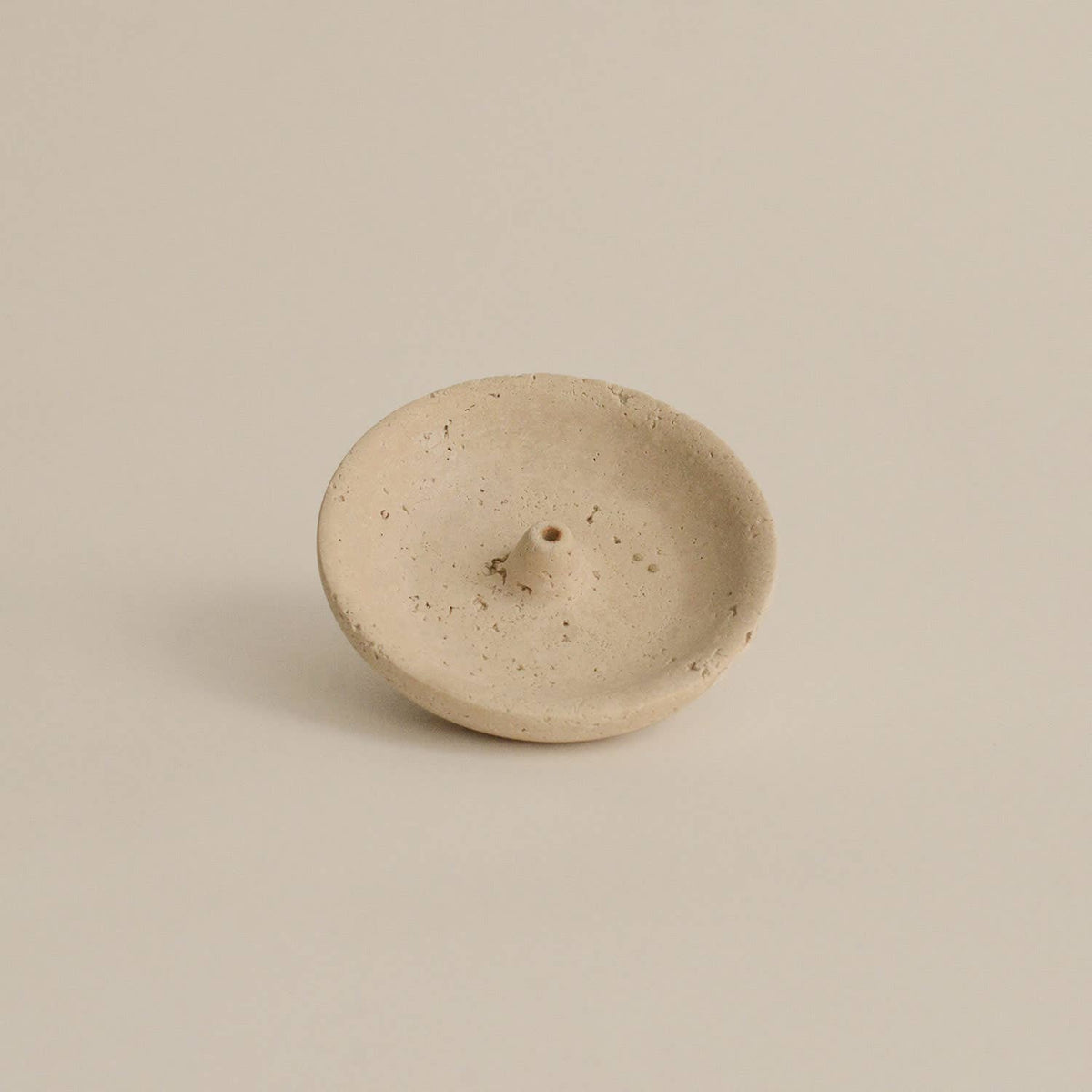Travertine Incense Holder