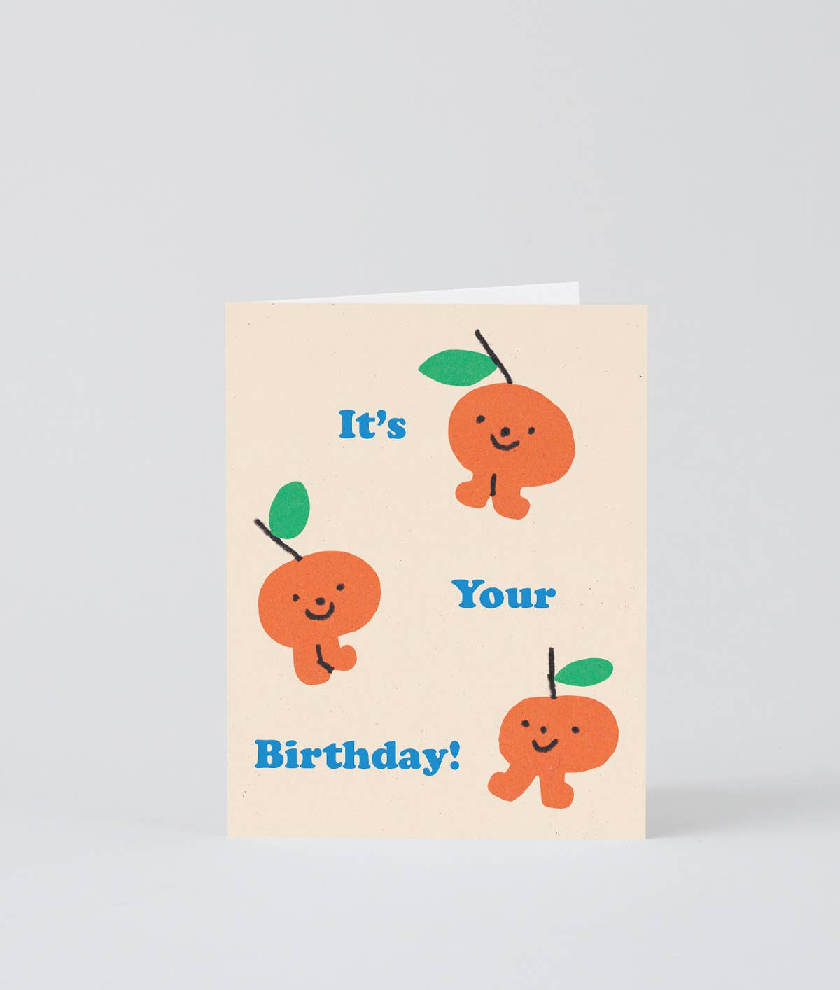 Birthday Oranges Kids Birthday Greetings Card