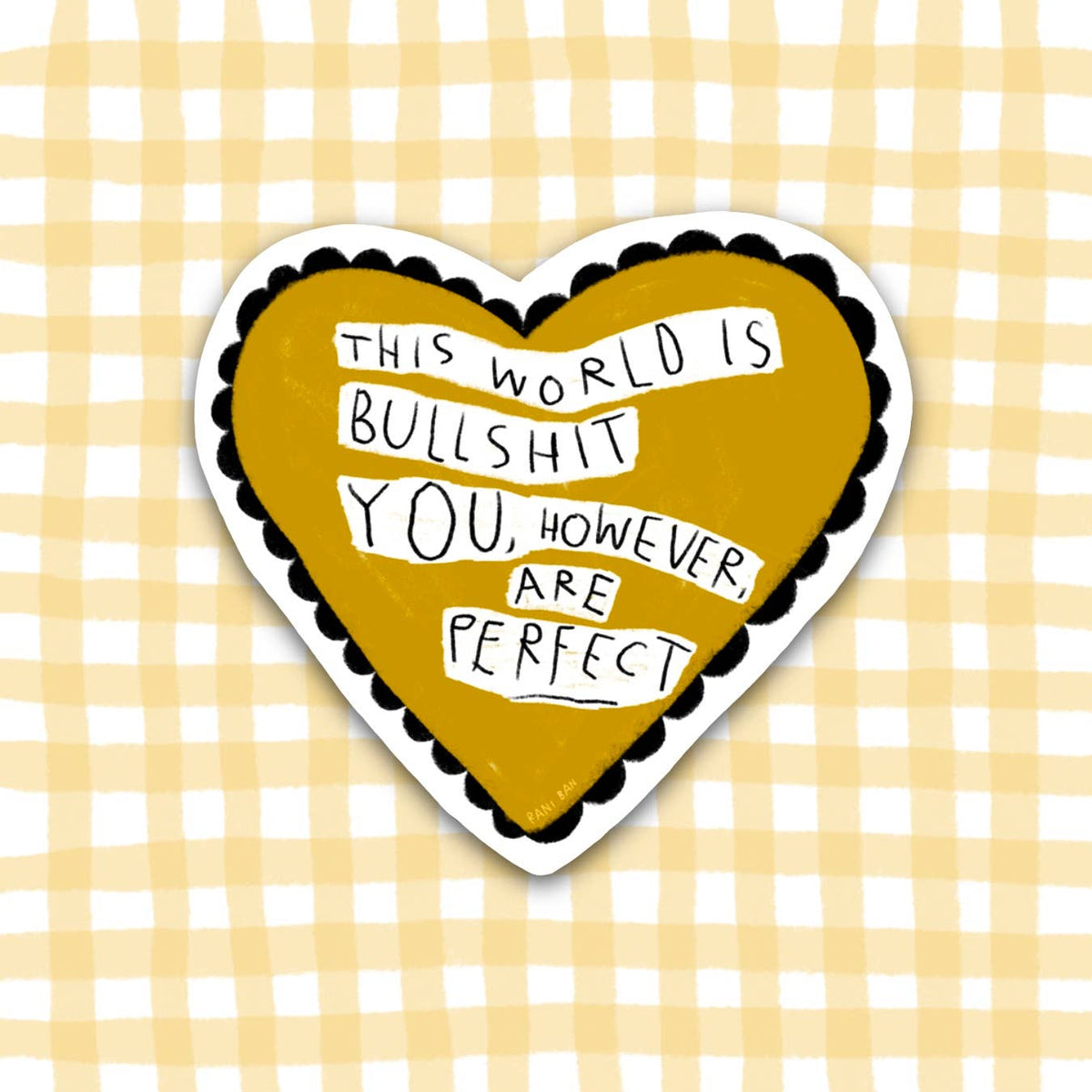 THIS WORLD IS BULLSHIT Sticker