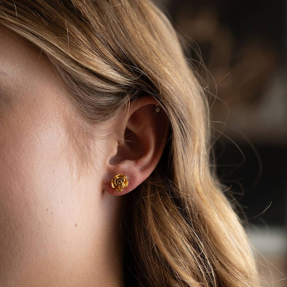 Rose Stud Earring SINGLE