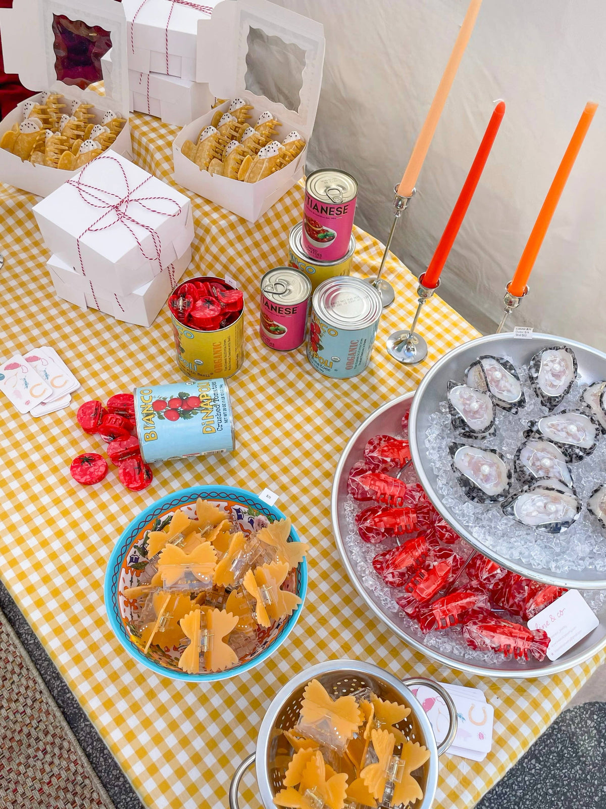 Pasta Claw Clip // Cellulose Acetate 