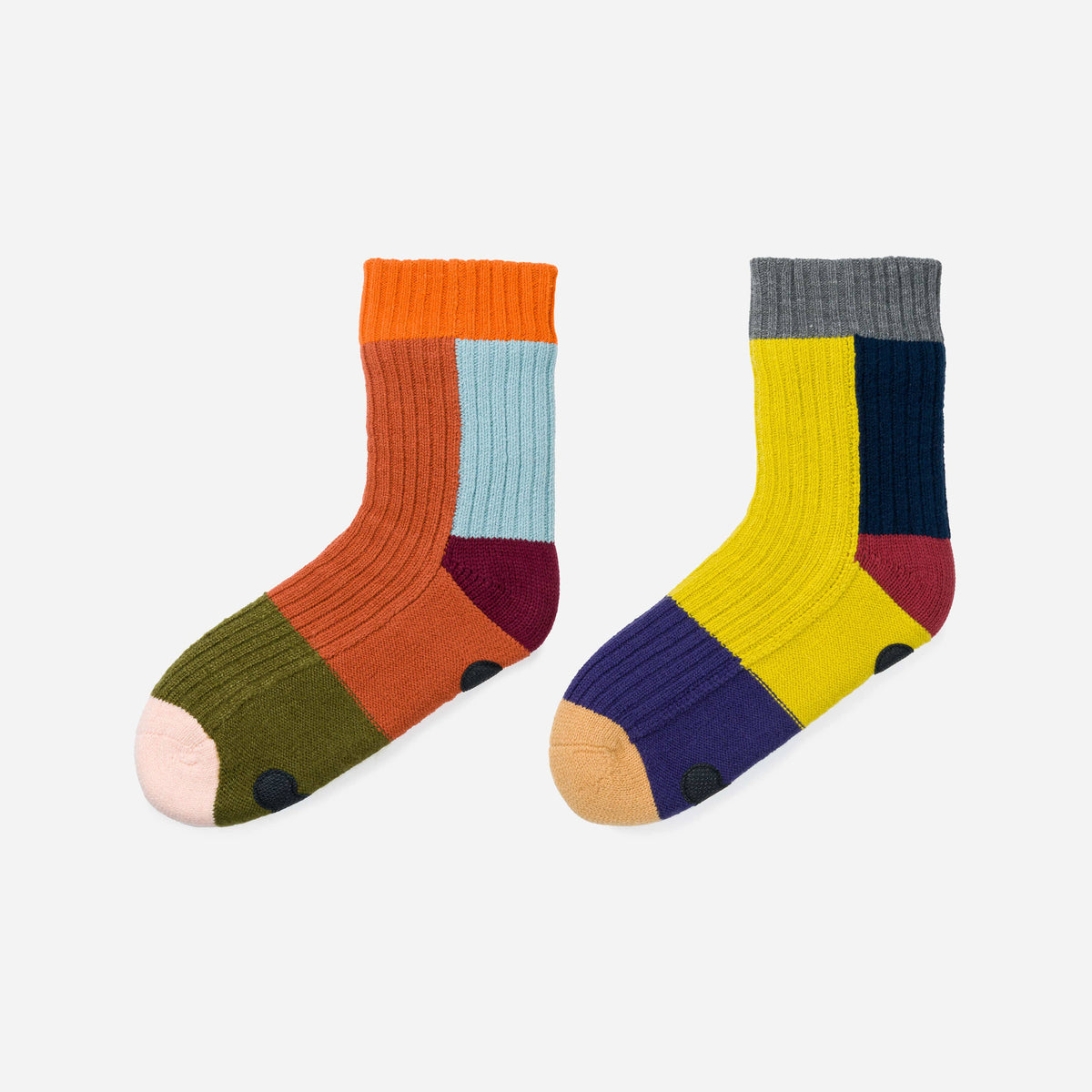 Mismatch House Socks: Desert / S/M - W 6-9<br>M 5-7.5