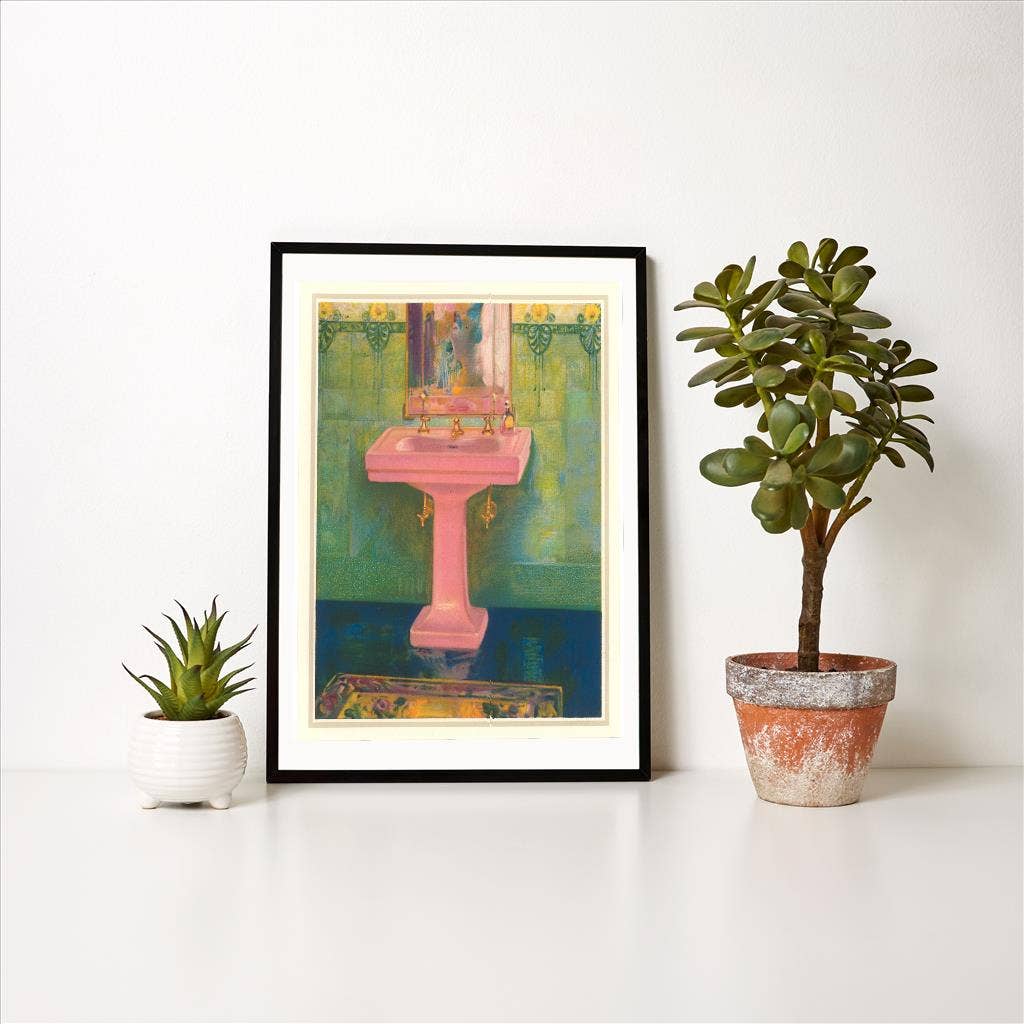 Art Print AD-496 Pink Sink