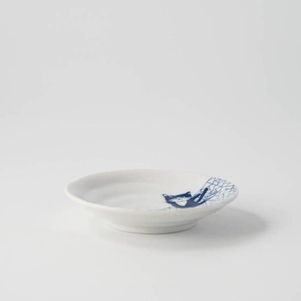 SHICHI SOMENEKO Plate 10cm: Hyouretumonn