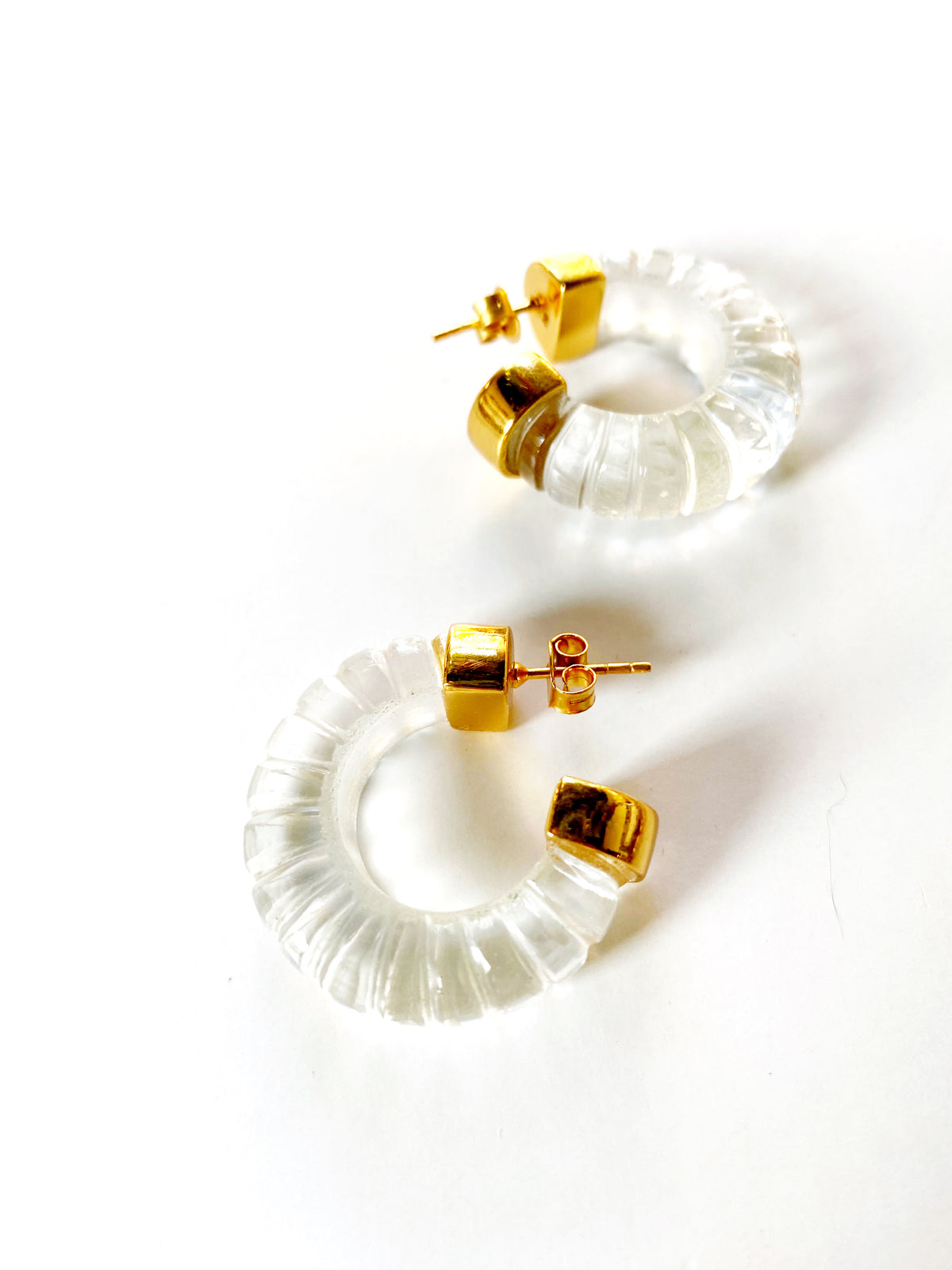 ESME EARRINGS CLEAR