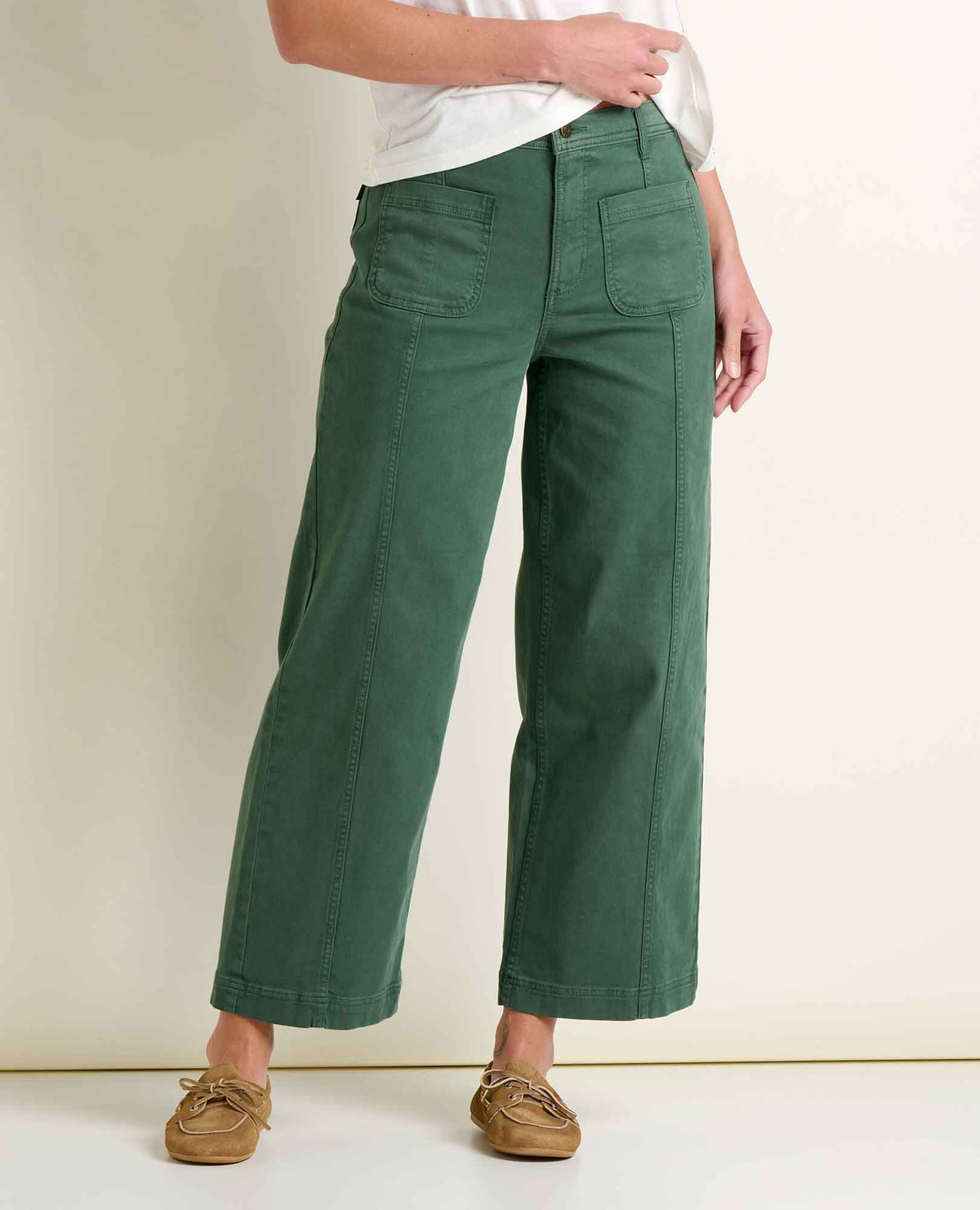 W’s Linden Canvas Pant - Cilantro (S26)