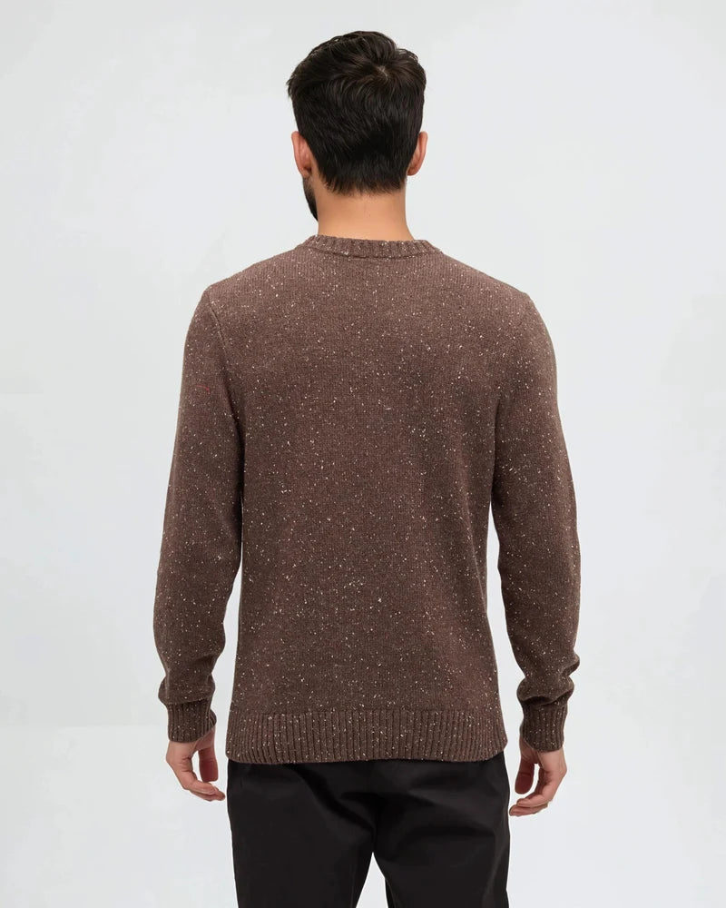 Rambler Fleck Sweater - Cedar Bark Fleck (F26)