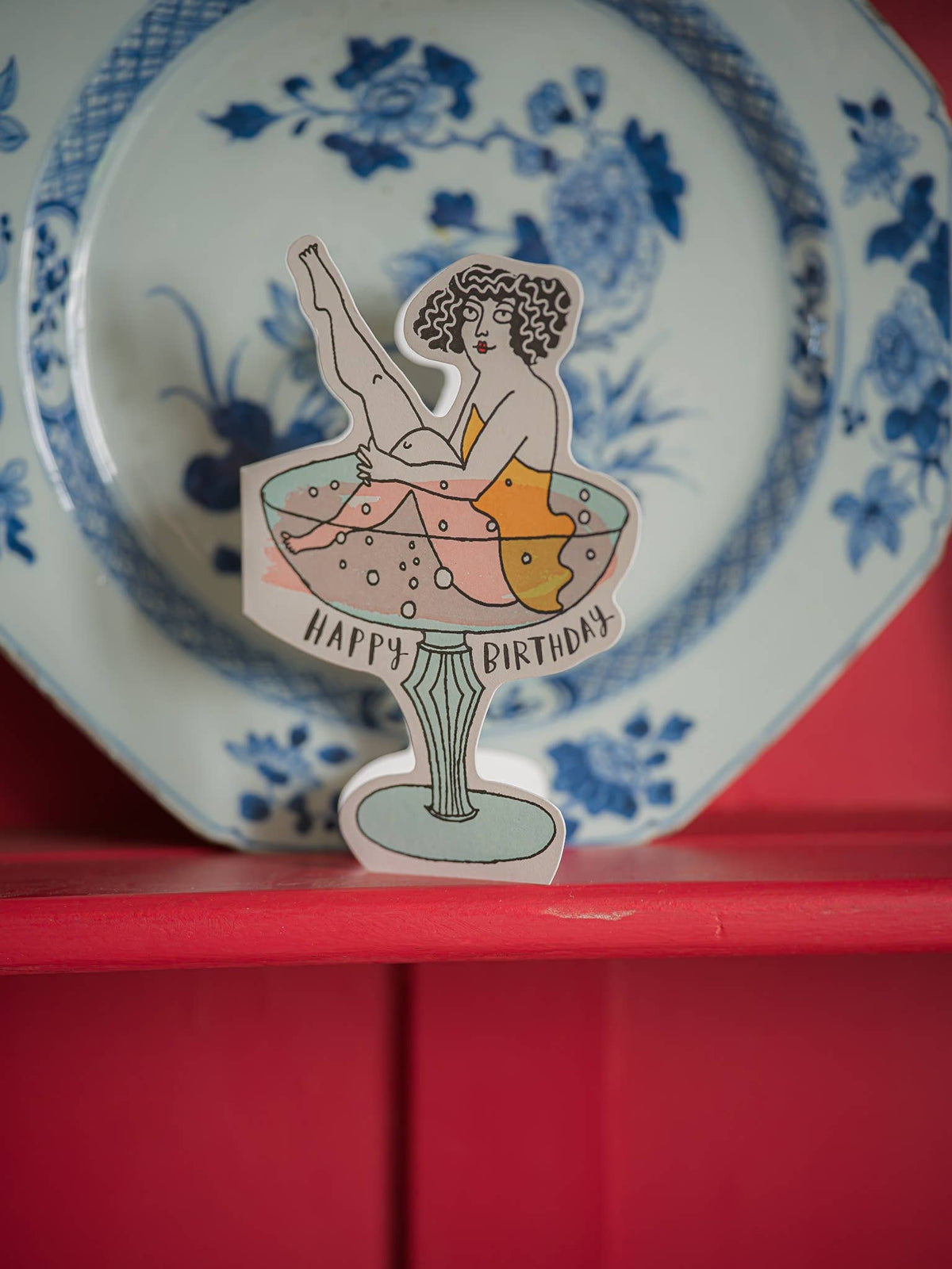 Birthday Cocktail | Cut-Out - Greeting Card