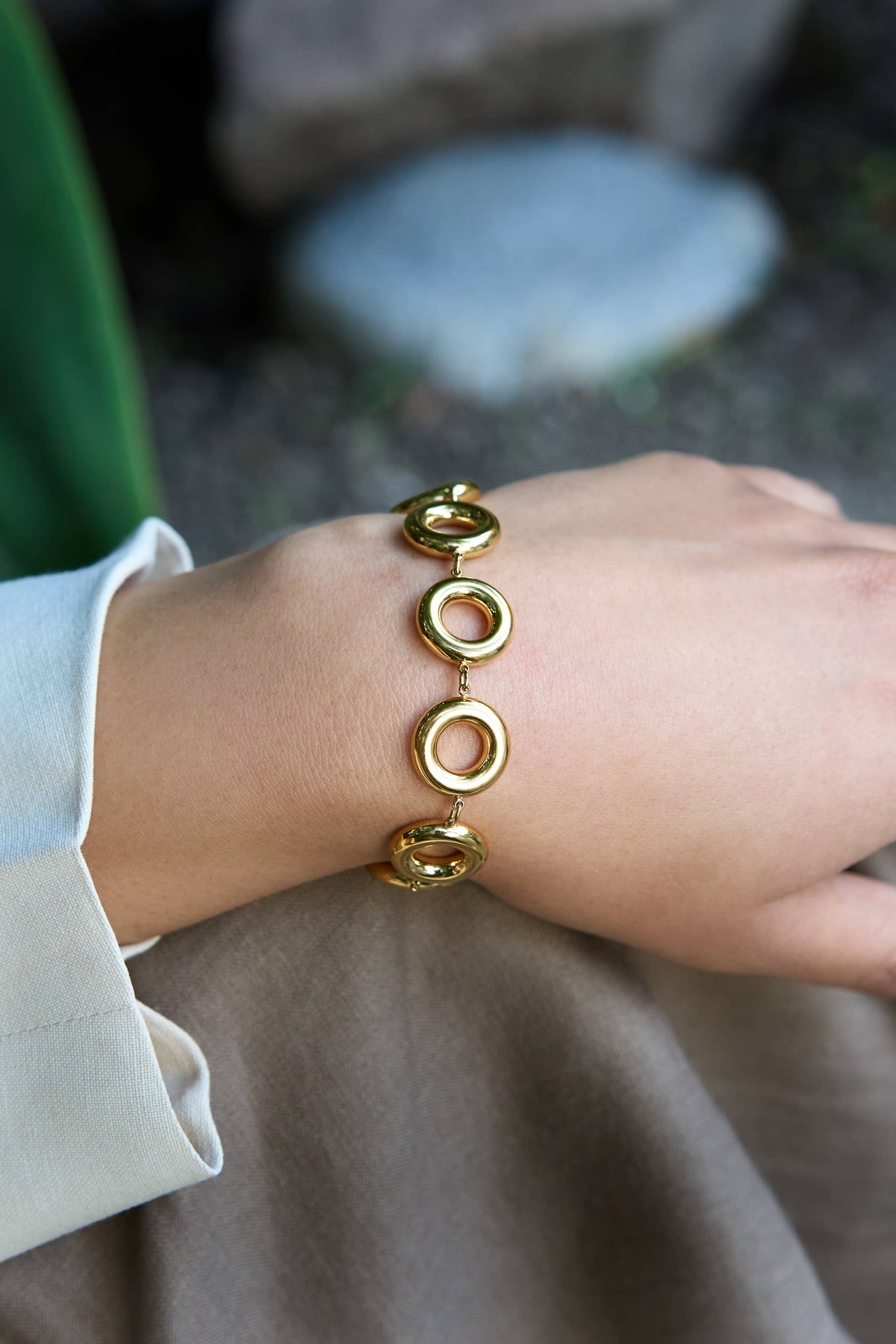 Looped In Bracelet - 18K Gold Plated
