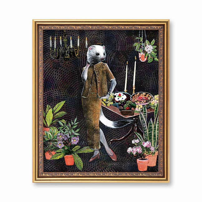 Evening Weasel 8x10" Art Print