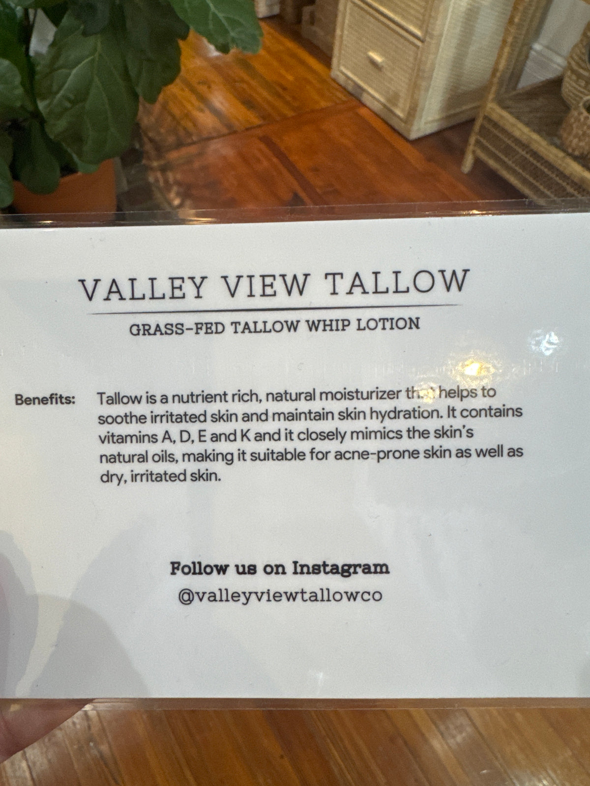 Valley View Tallow 2oz