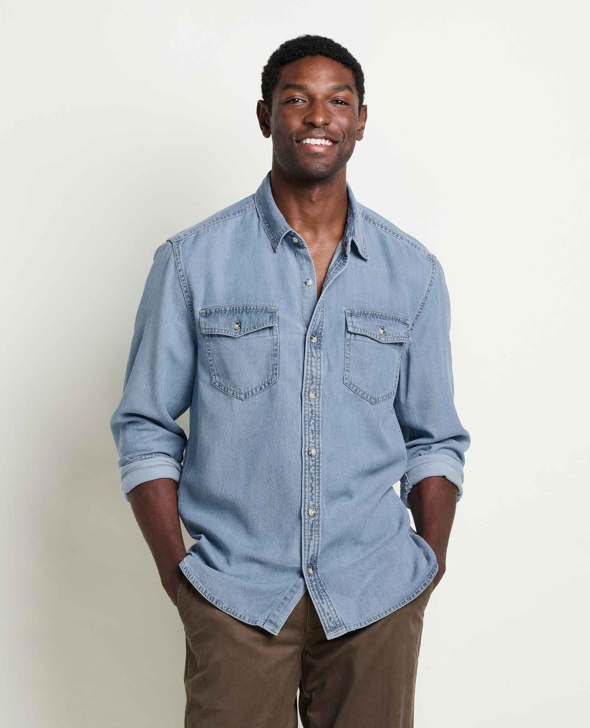 M’s Piñon Soft Denim LS Shirt - Harbor (F26)