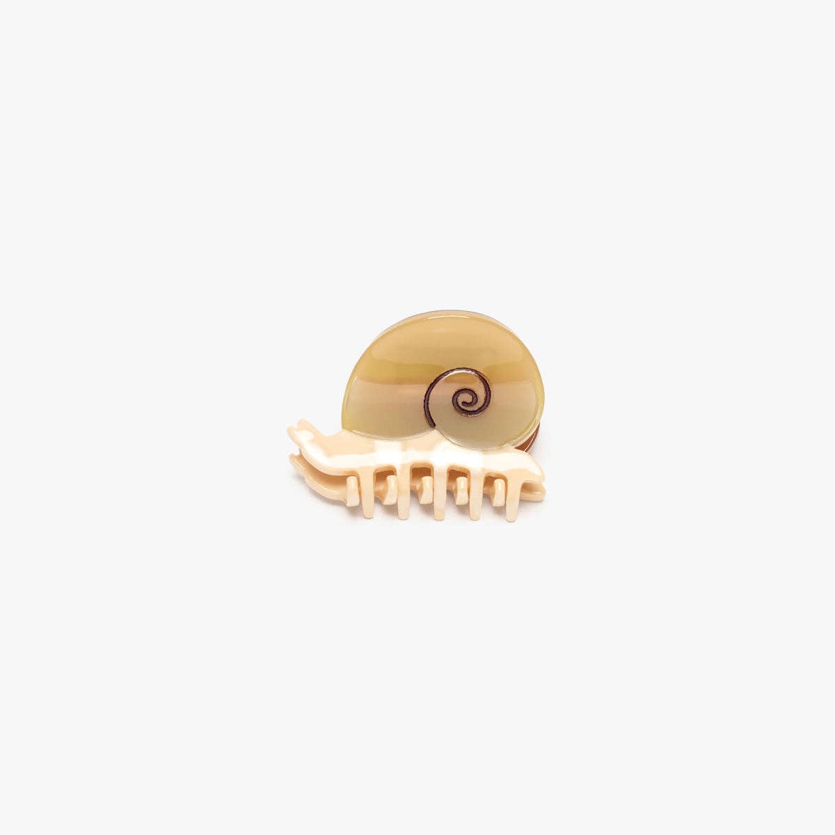 Snail Hair Claw: Sand Acetate (Mini)