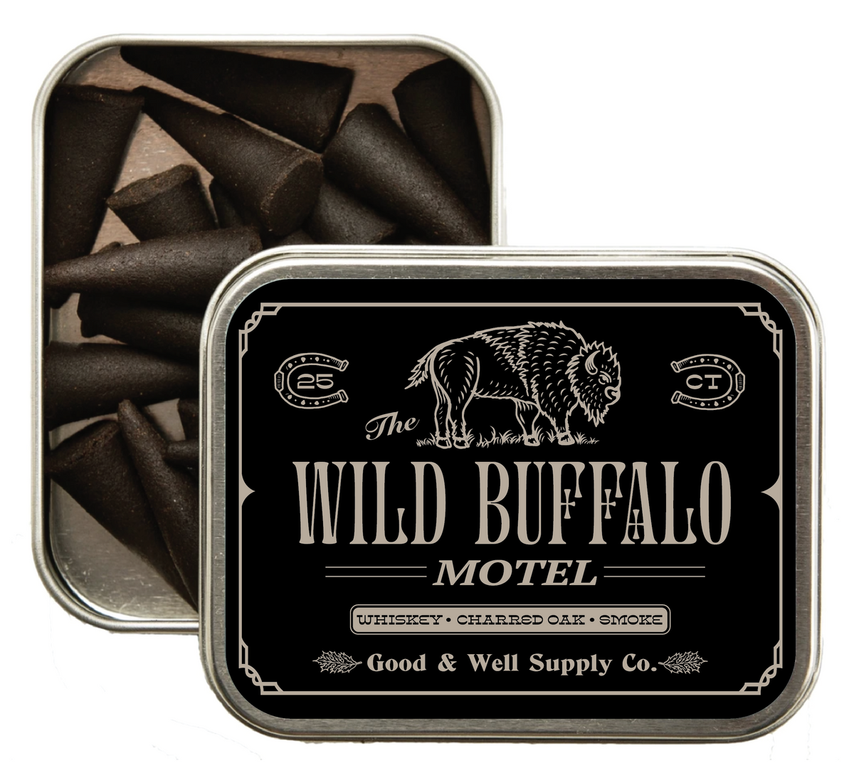 Wild Buffalo Inn Incense - whiskey, charred oak &amp; smoke