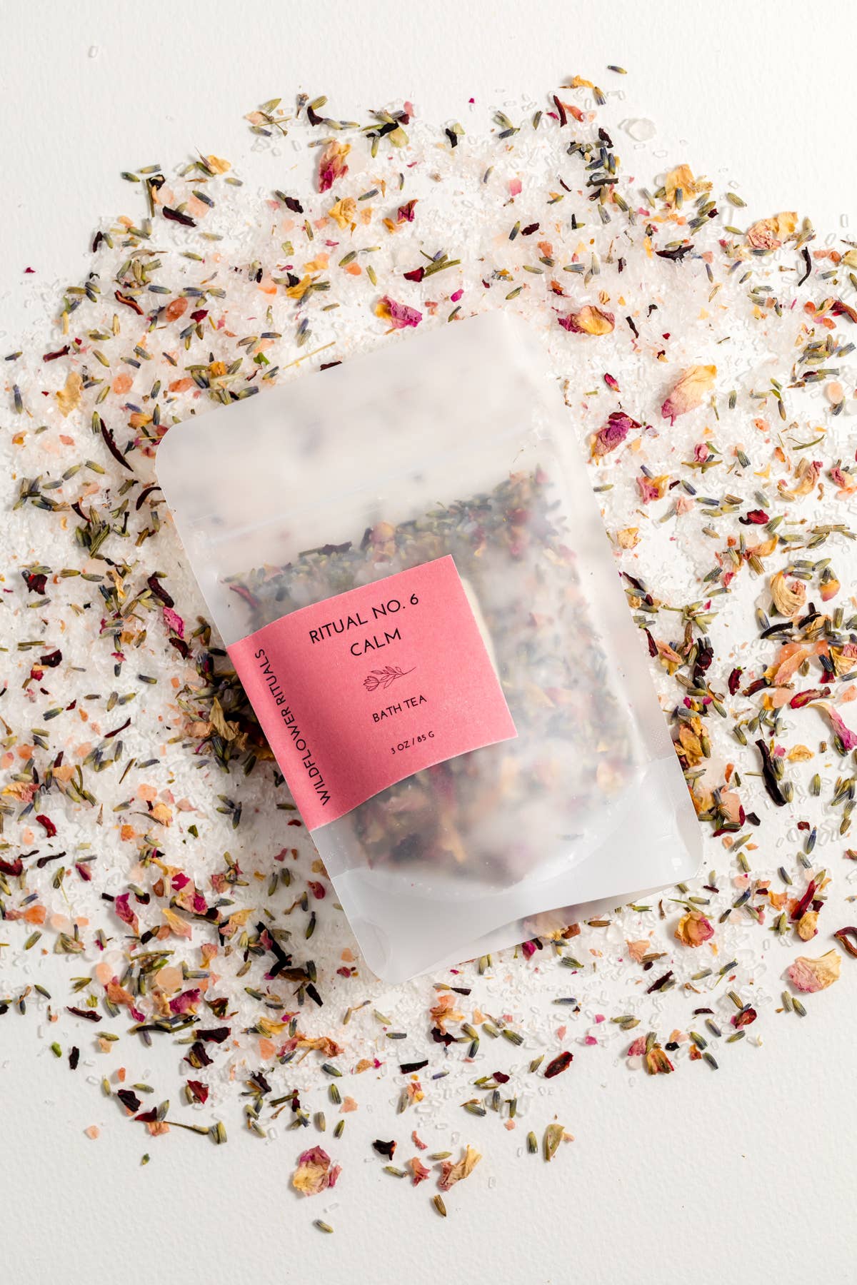 Ritual No. 6 Calm Botanical Bath Tea - Lavender Rose