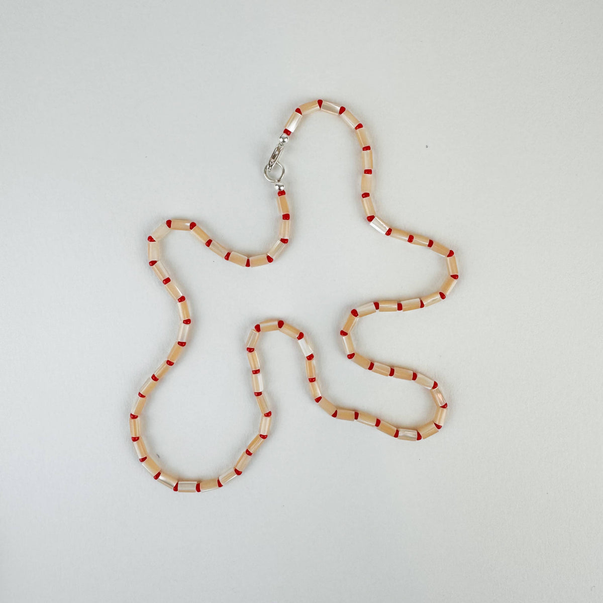 The Karo Necklace Red: 17&quot; / Gold Filled