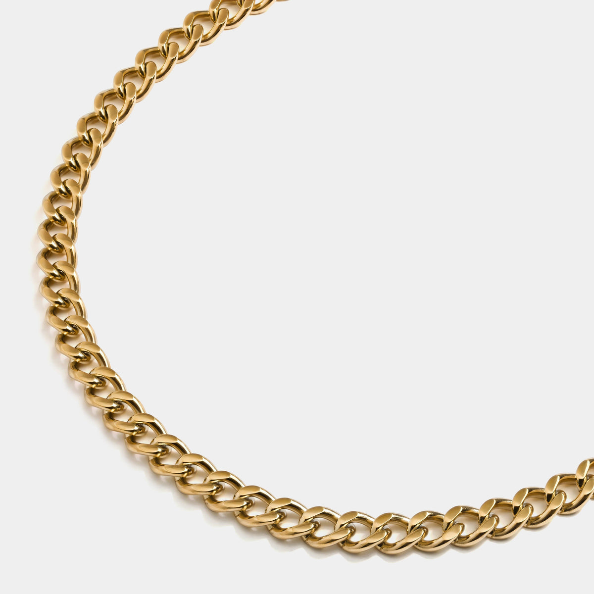 Cuban Chain Necklace Gold - men’s sizing
