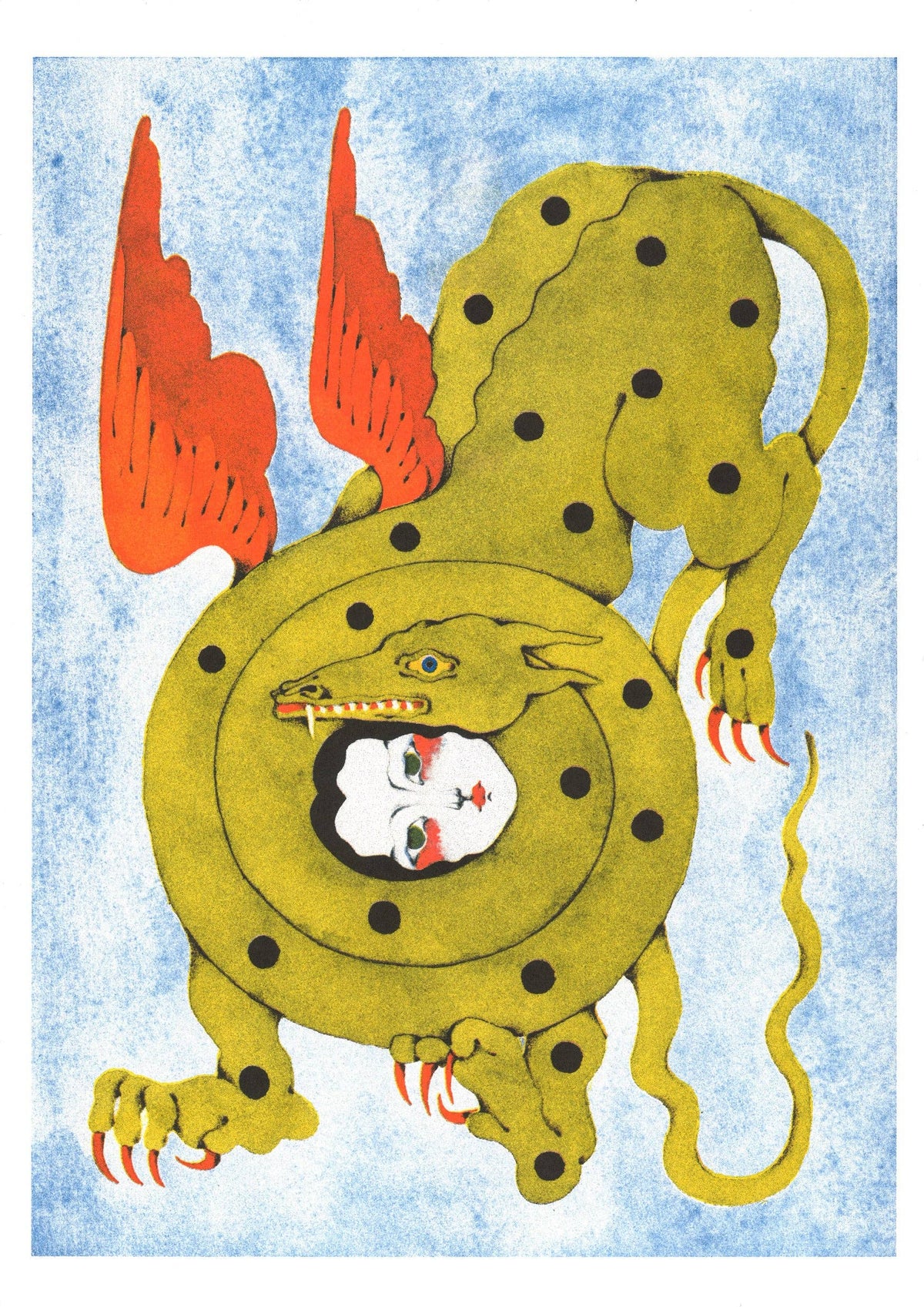 A3 poster - Lou Benesch - The Kiss