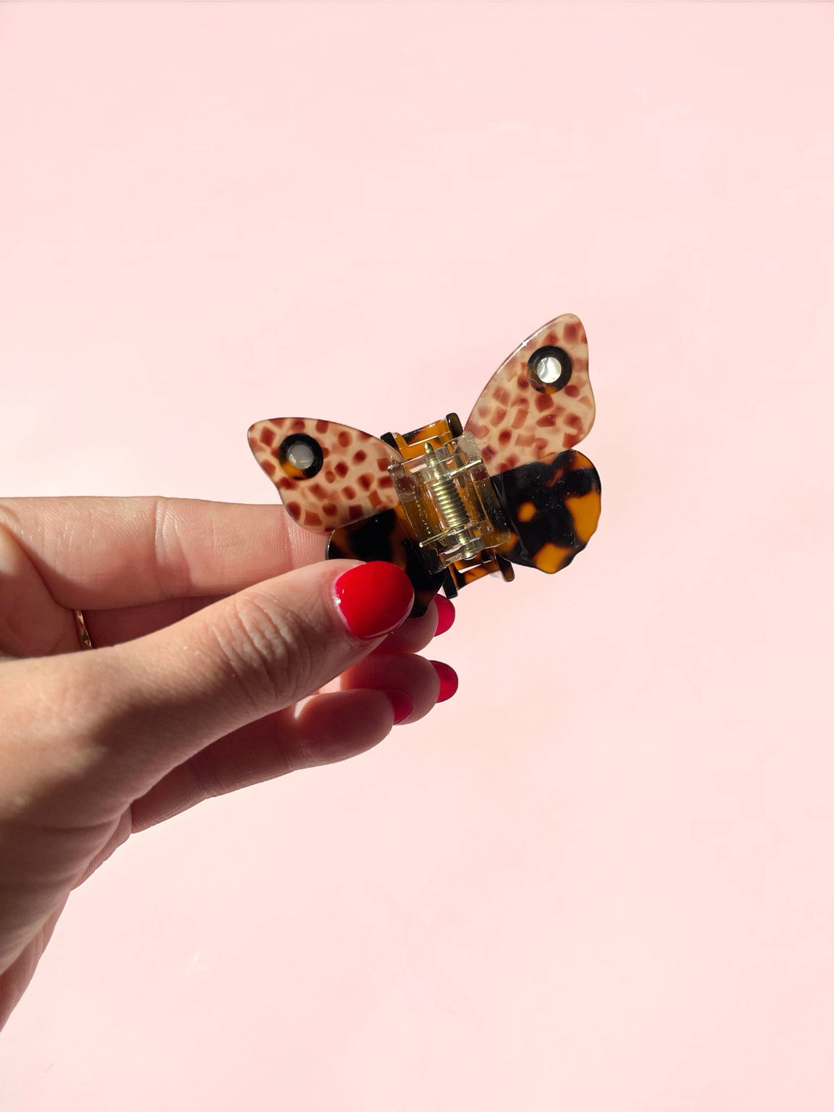 Butterfly Claw Clip // Cellulose Acetate: Tortoise