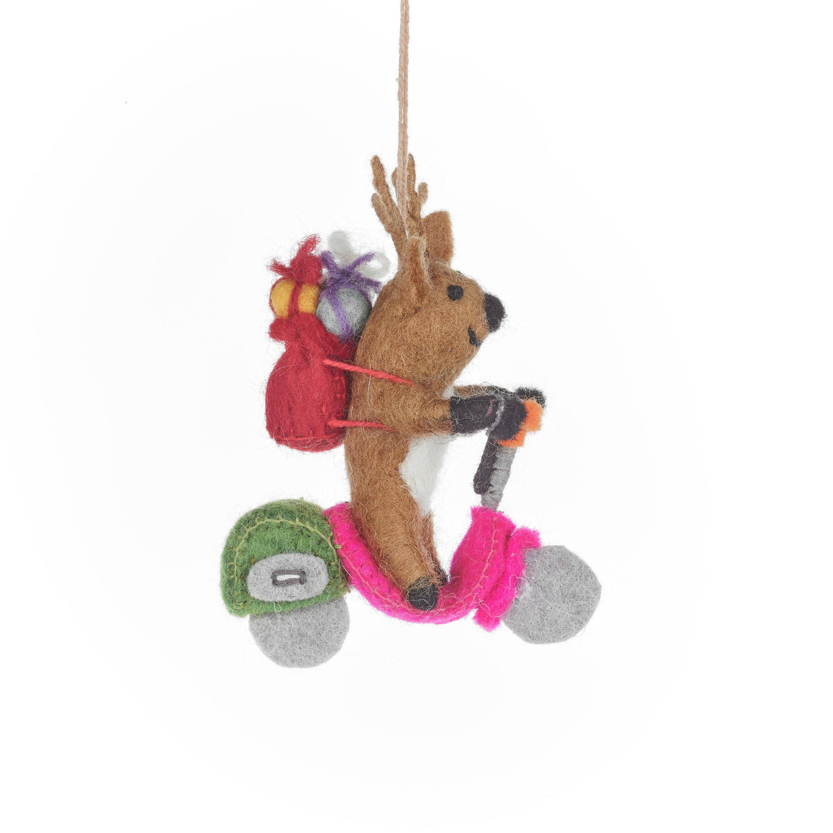 Felt Comet the Reindeer Ornament