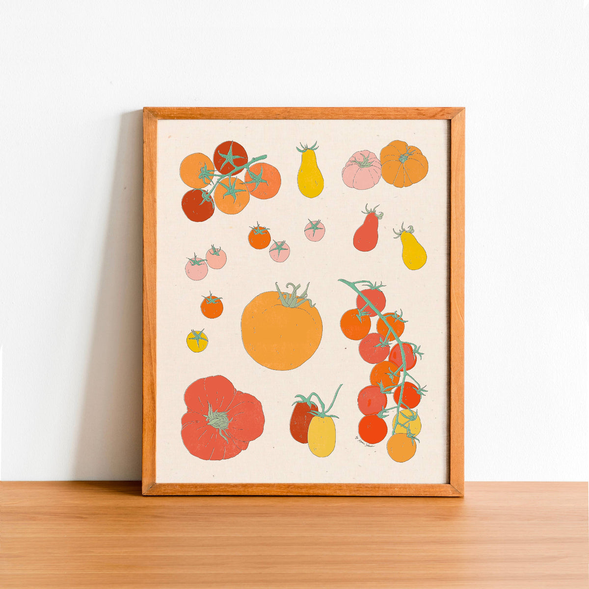 Just Tomatoes Art Print: 8" x 10"