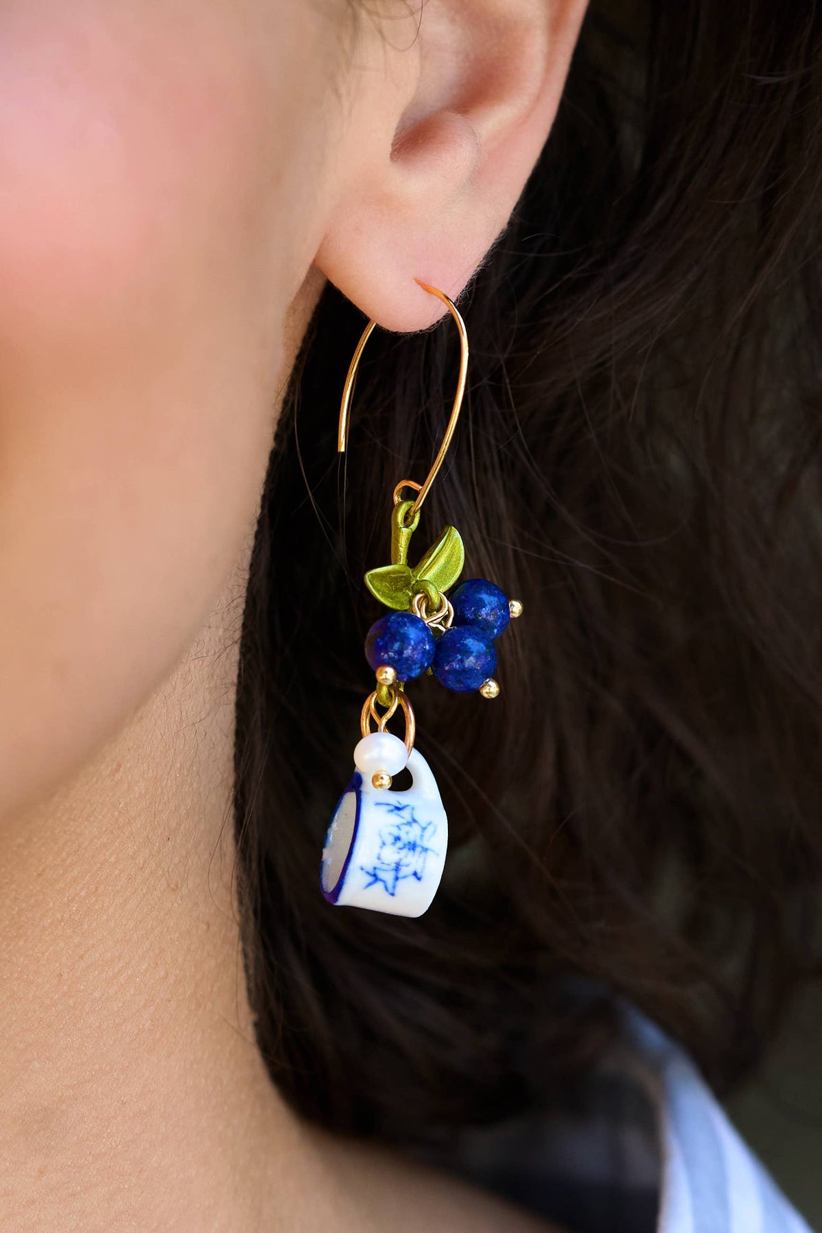 Tea Earrings - 18K Gold Plated