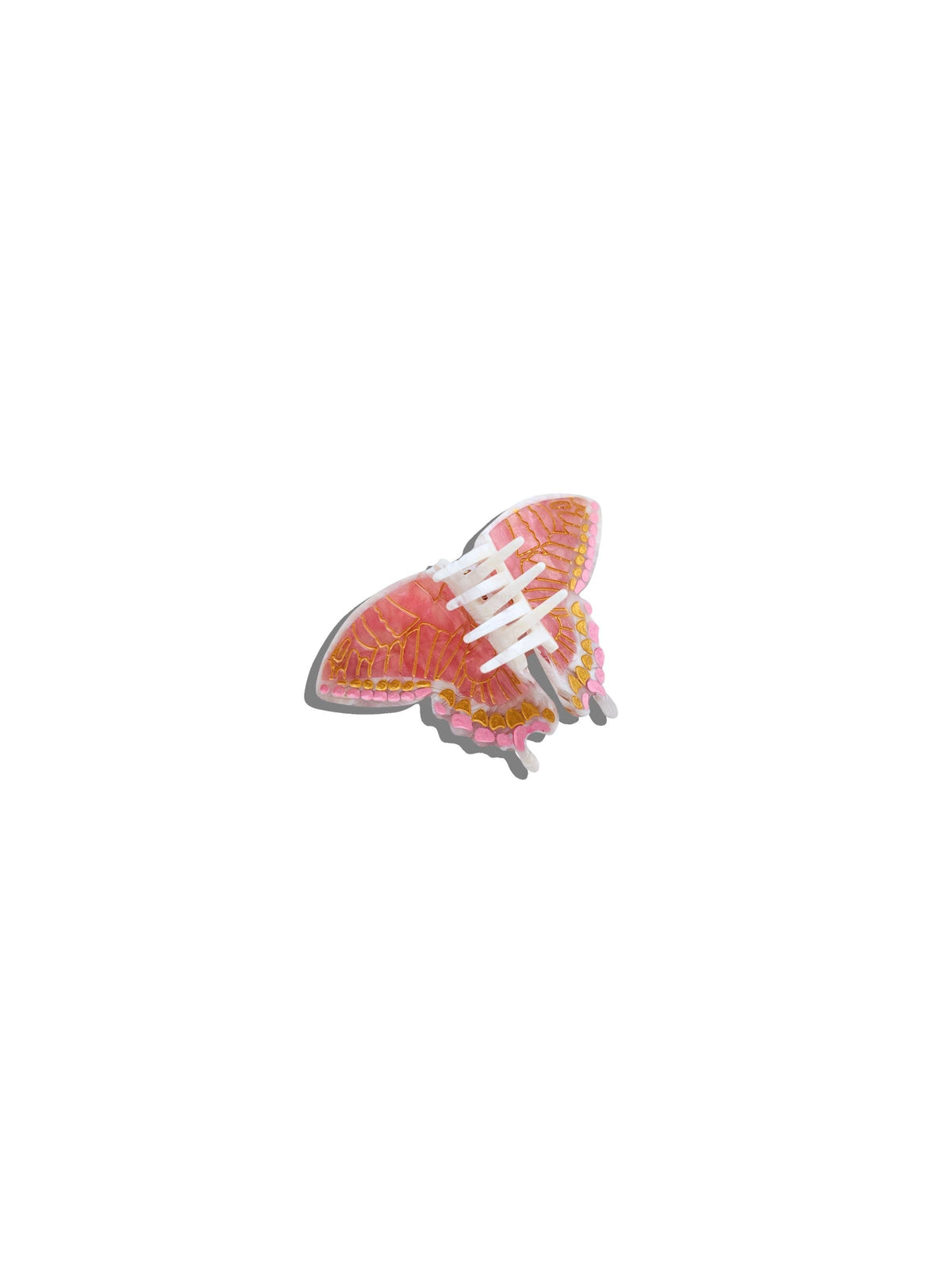 Hand-Painted Mini Swallowtail Butterfly Claw Hair Clip