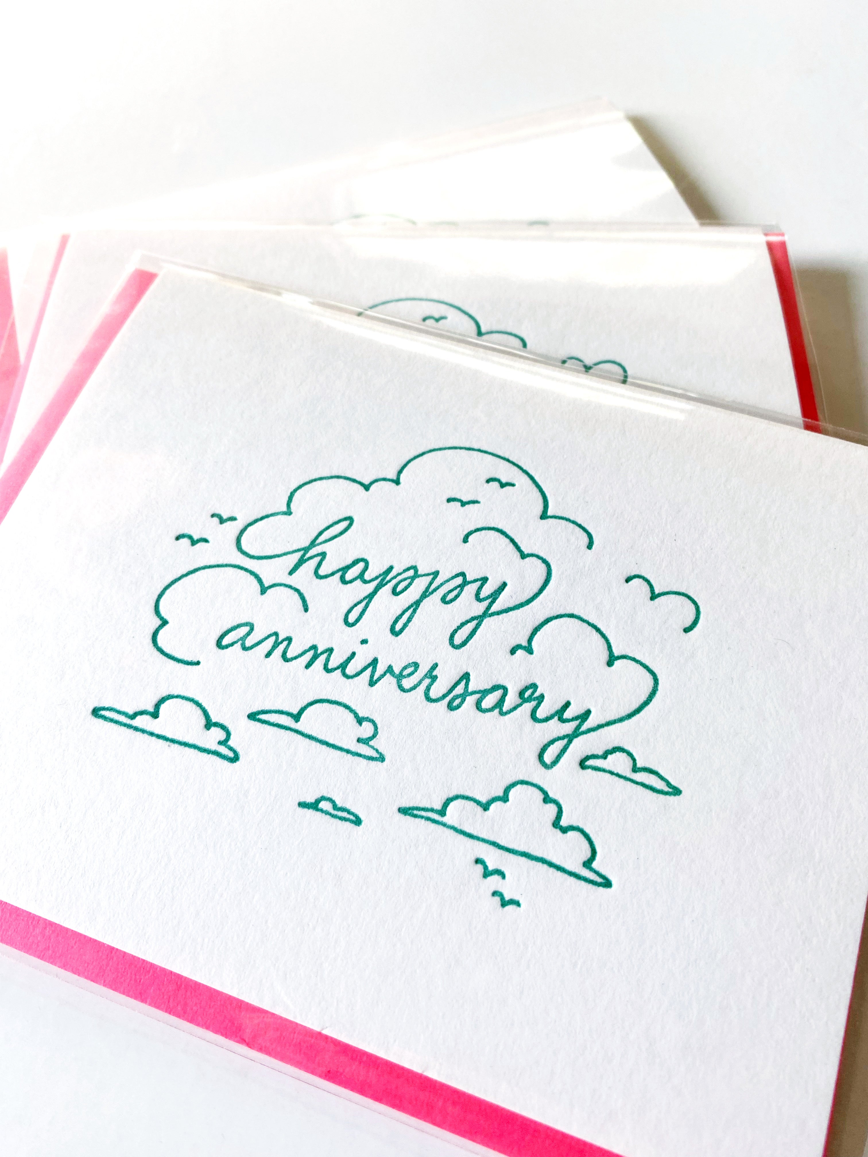 Happy Anniversary Skyline Card - Thunder Moon Collective