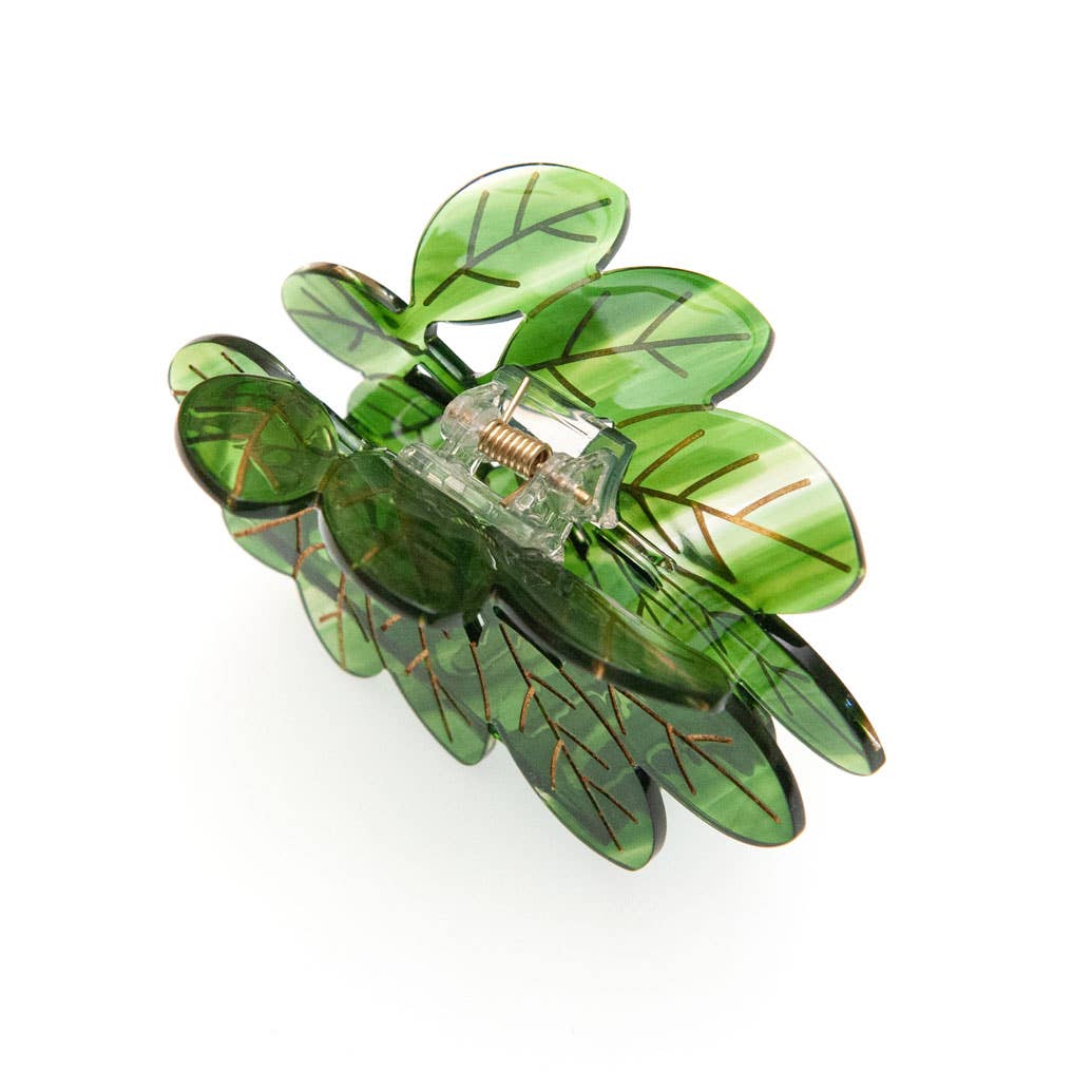 Olive Leaf Claw Clip