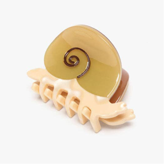 Snail Hair Claw: Sand Acetate (Mini)