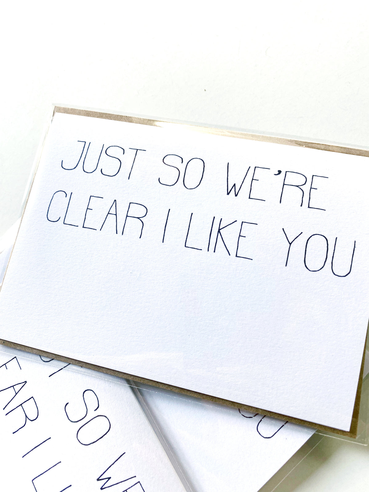 Just So You Know I Like You Funny Love Card
