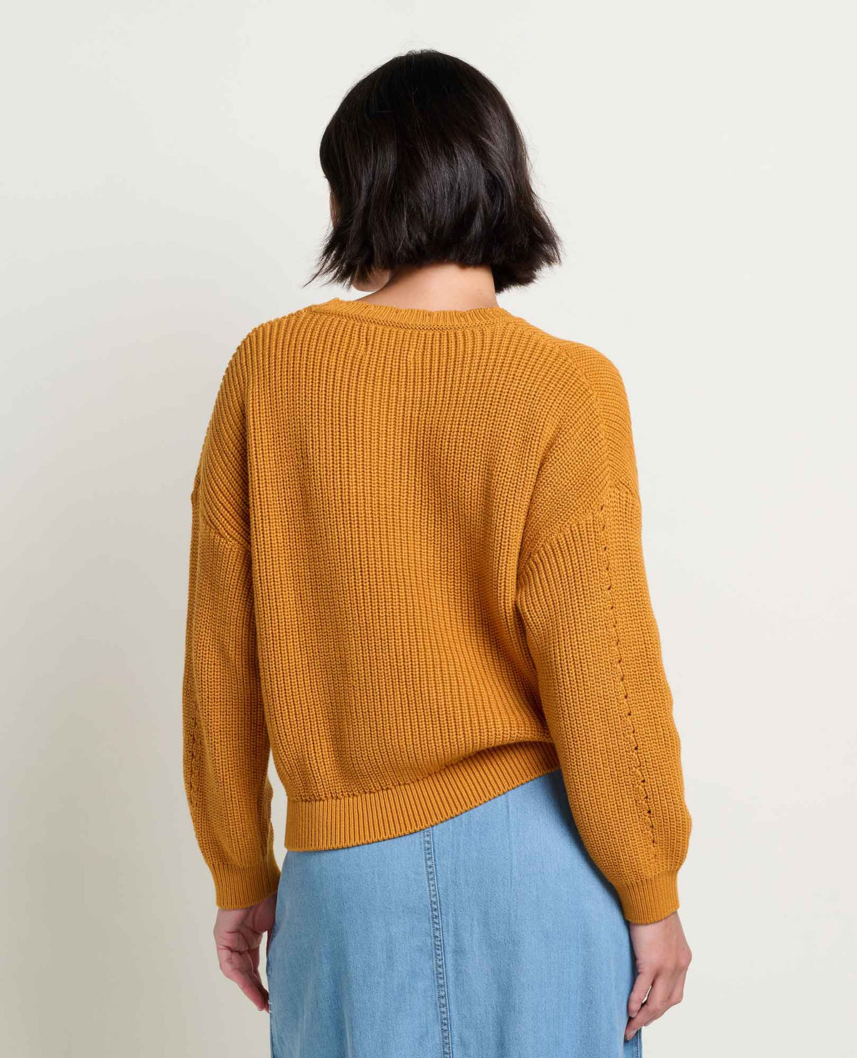 Bianca Shaker Crew Sweater - Sunset (F26)