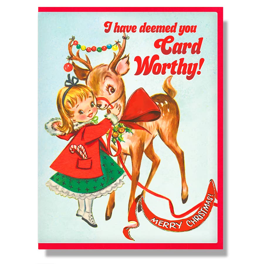 I Have Deemed You Card Worthy Card: Box of 6