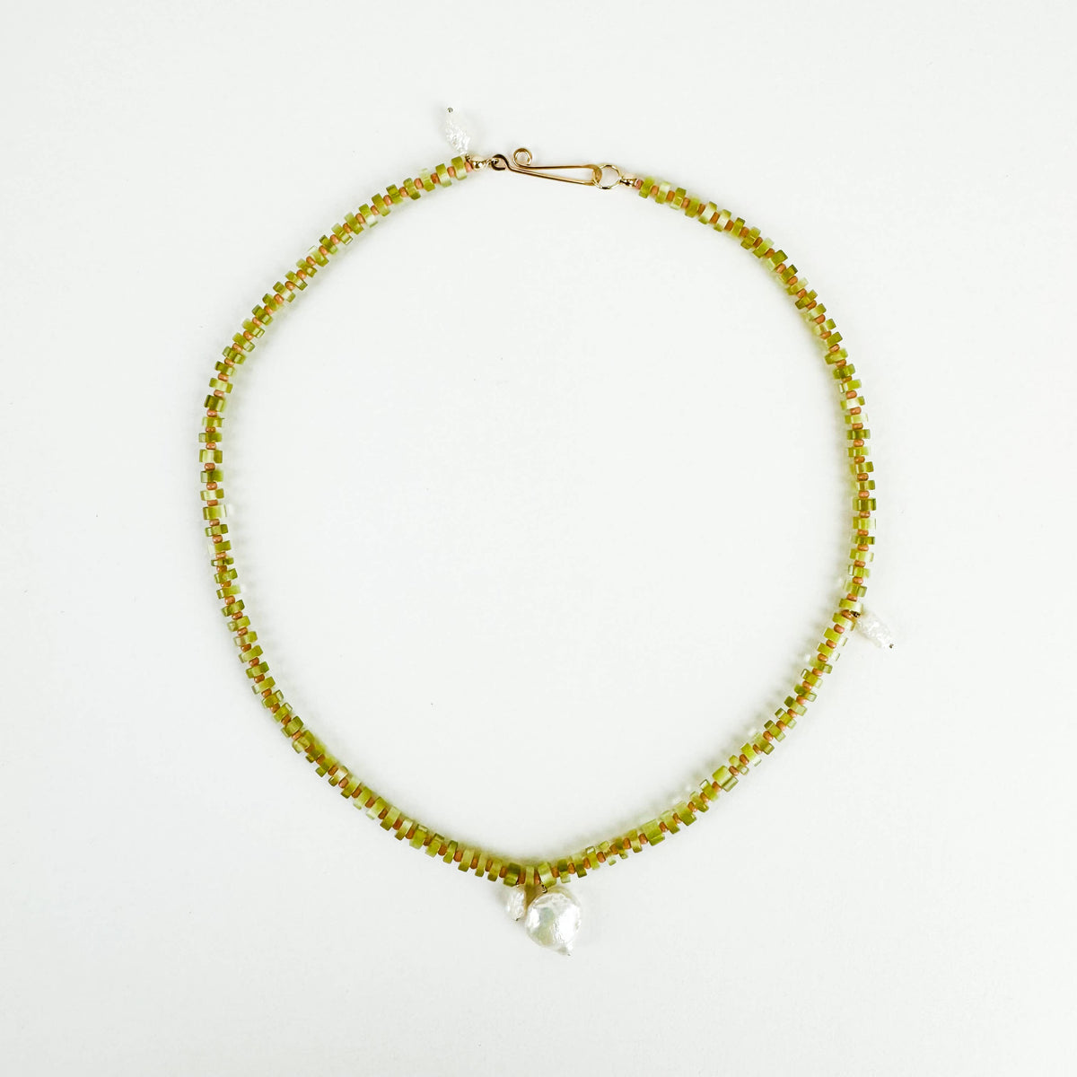 The Galileo Galilei - Olive/Pink: 16&quot; / Gold Filled