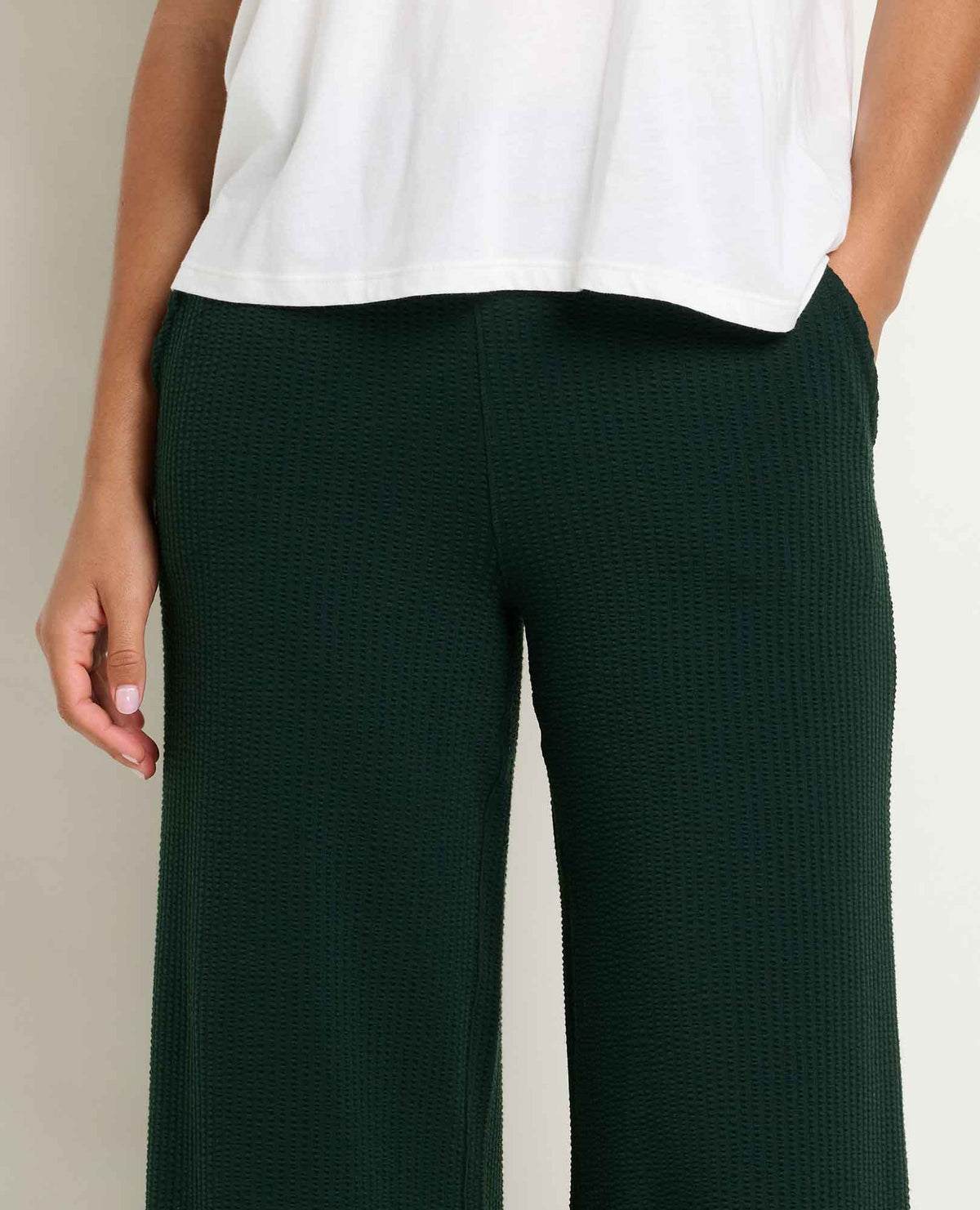 Chaka Wide Leg Crop Pant - Serrano Texture (F26)